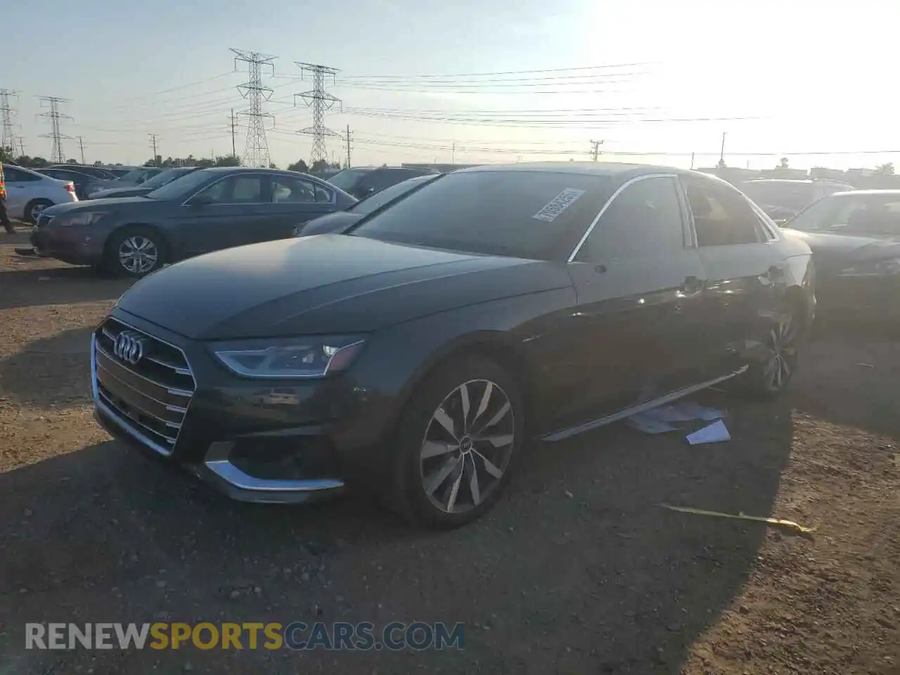 1 fotografías del automóvil dañado WAUABAF40MA055768 AUDI A4 2021