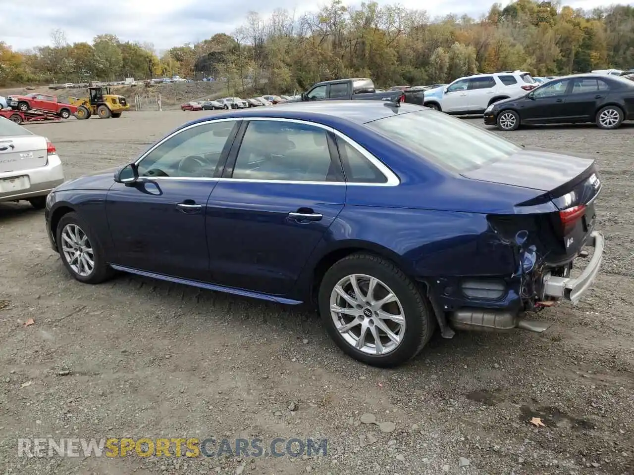 2 Photograph of a damaged car WAUABAF40MA063675 AUDI A4 2021