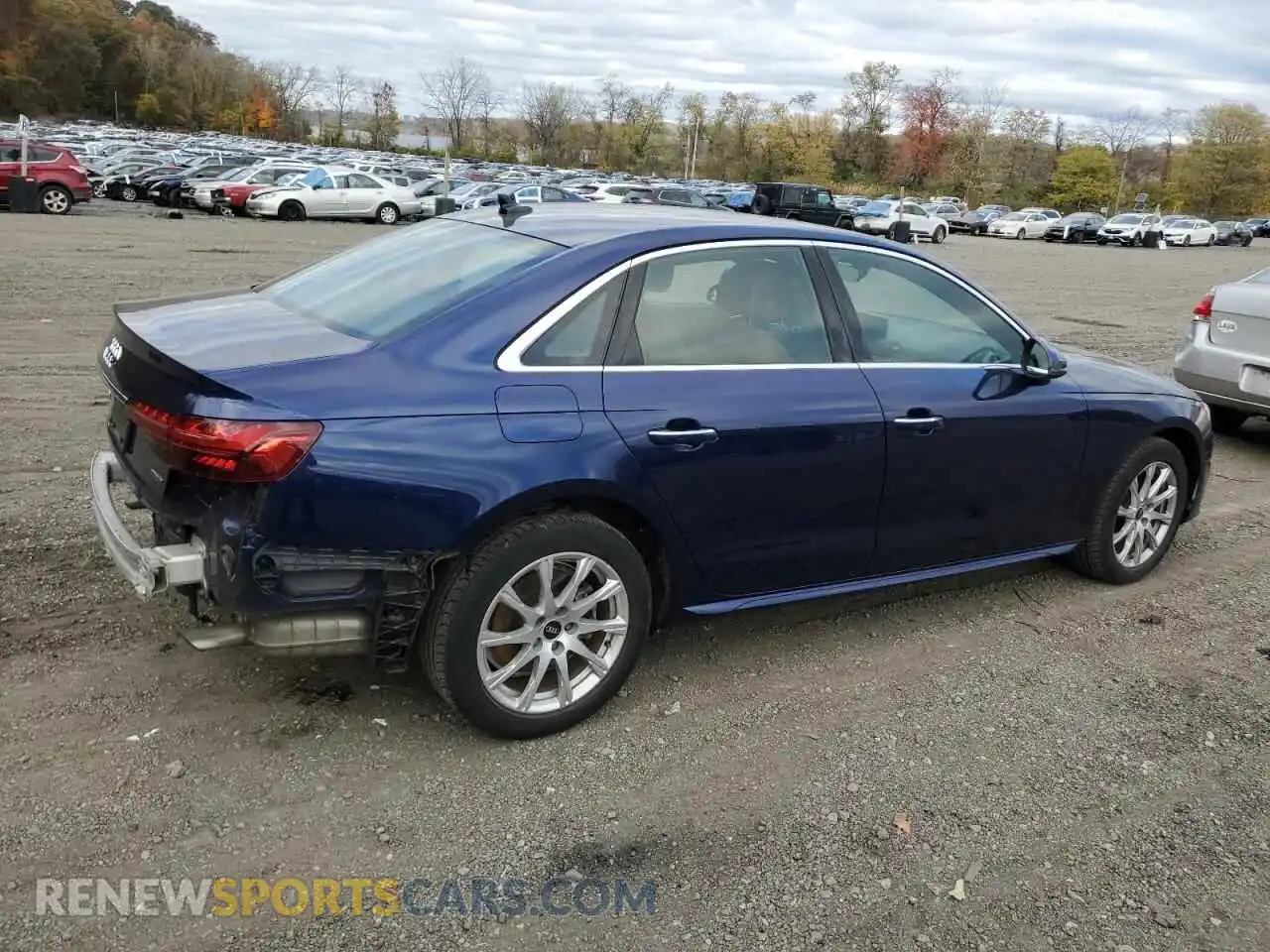 3 Photograph of a damaged car WAUABAF40MA063675 AUDI A4 2021