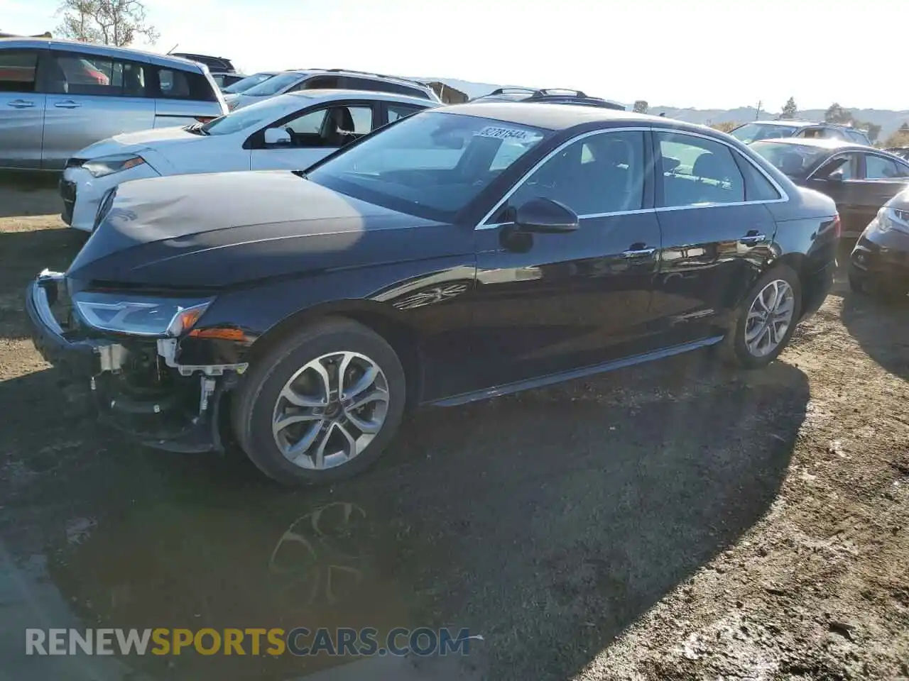 1 Photograph of a damaged car WAUABAF41MA071185 AUDI A4 2021