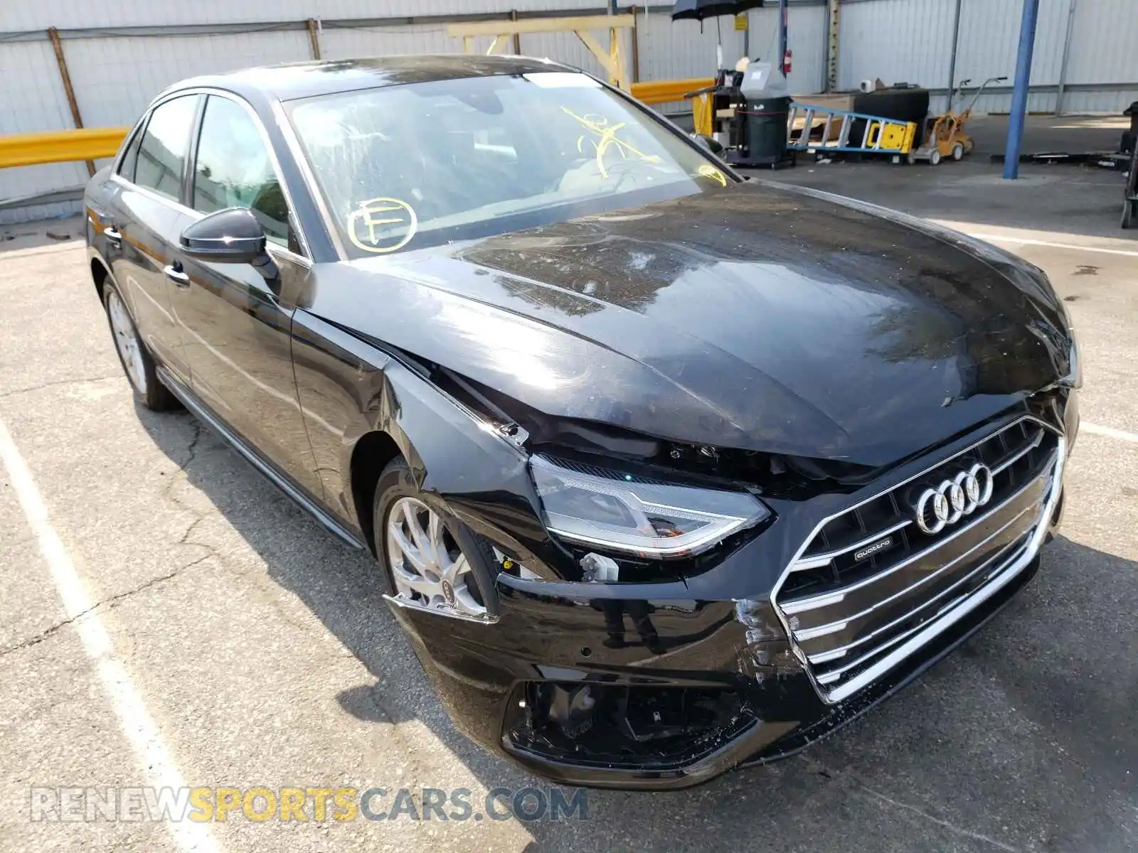 1 Photograph of a damaged car WAUABAF42MA067968 AUDI A4 2021