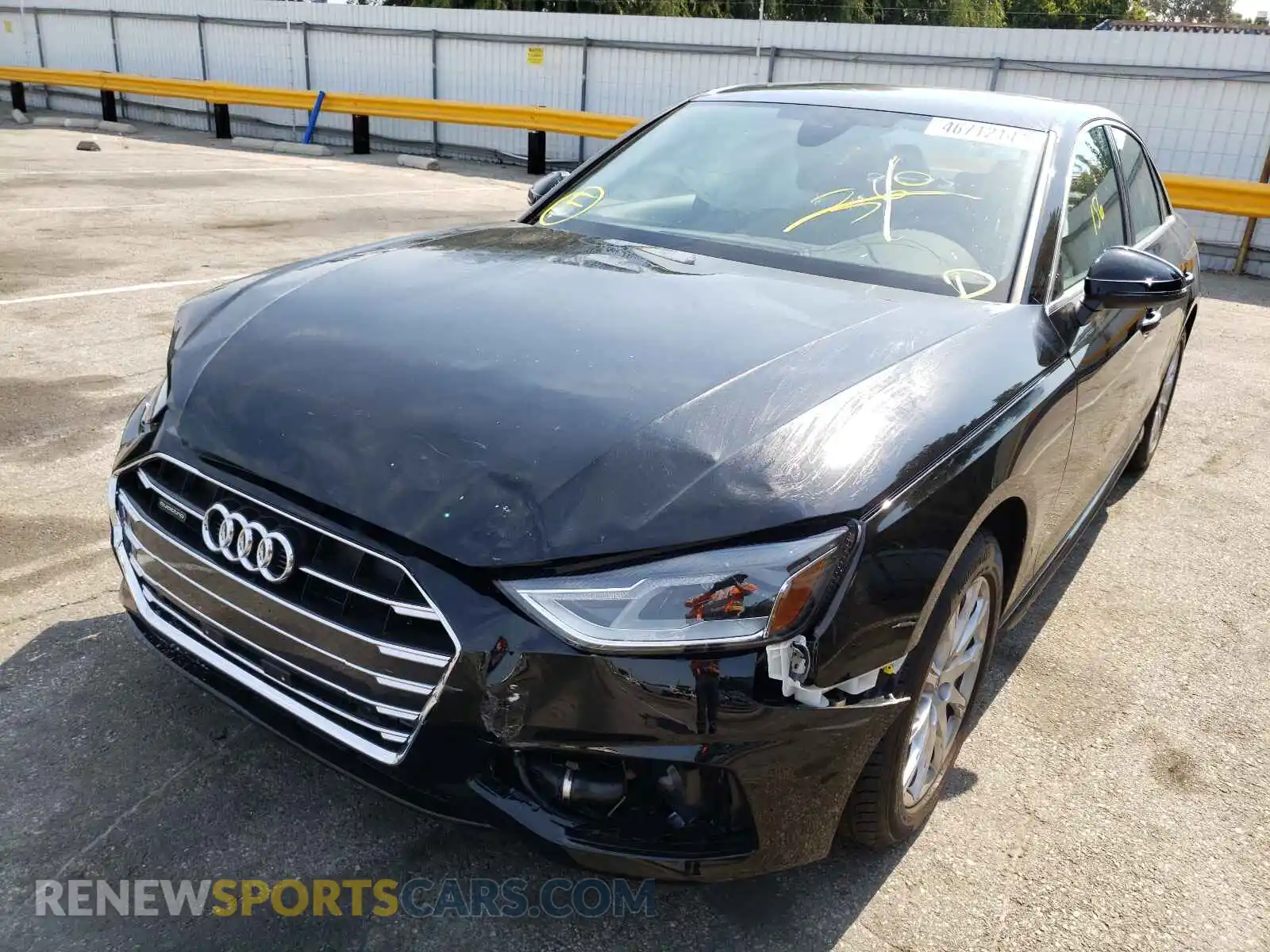 2 Photograph of a damaged car WAUABAF42MA067968 AUDI A4 2021