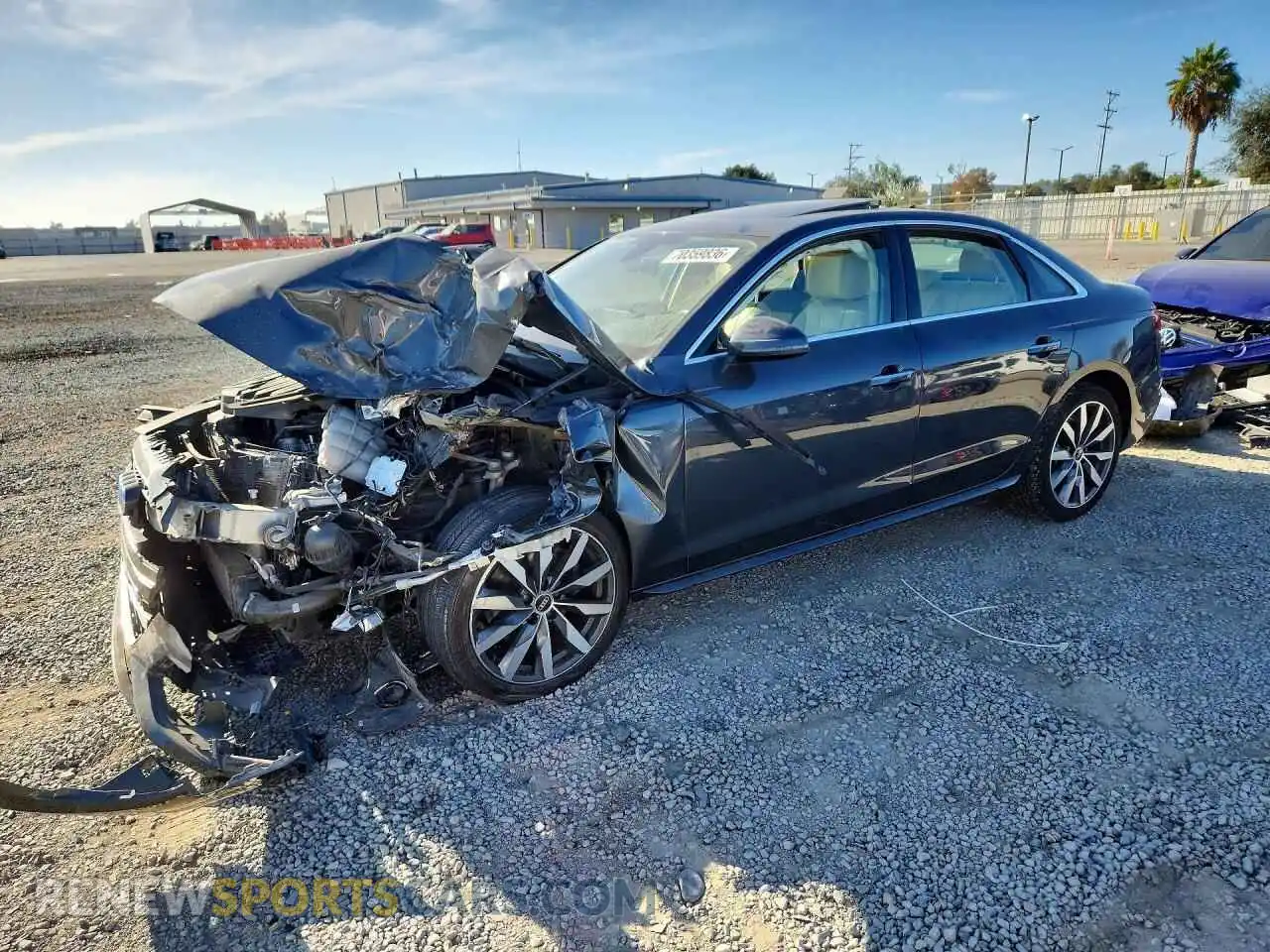 1 Photograph of a damaged car WAUABAF42MA086651 AUDI A4 2021