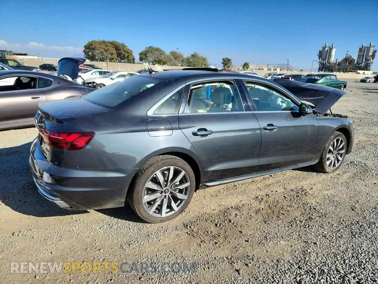 3 Photograph of a damaged car WAUABAF42MA086651 AUDI A4 2021