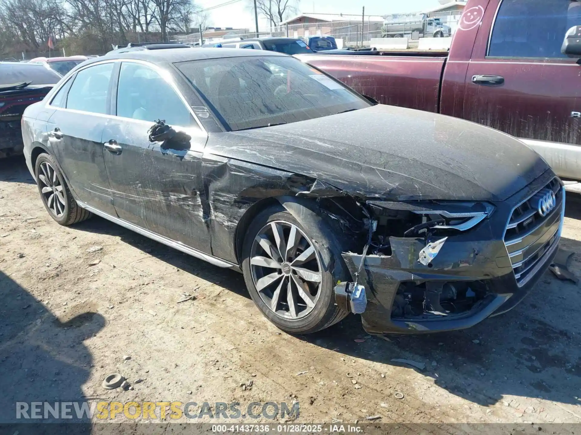 1 Photograph of a damaged car WAUABAF43MA034946 AUDI A4 2021