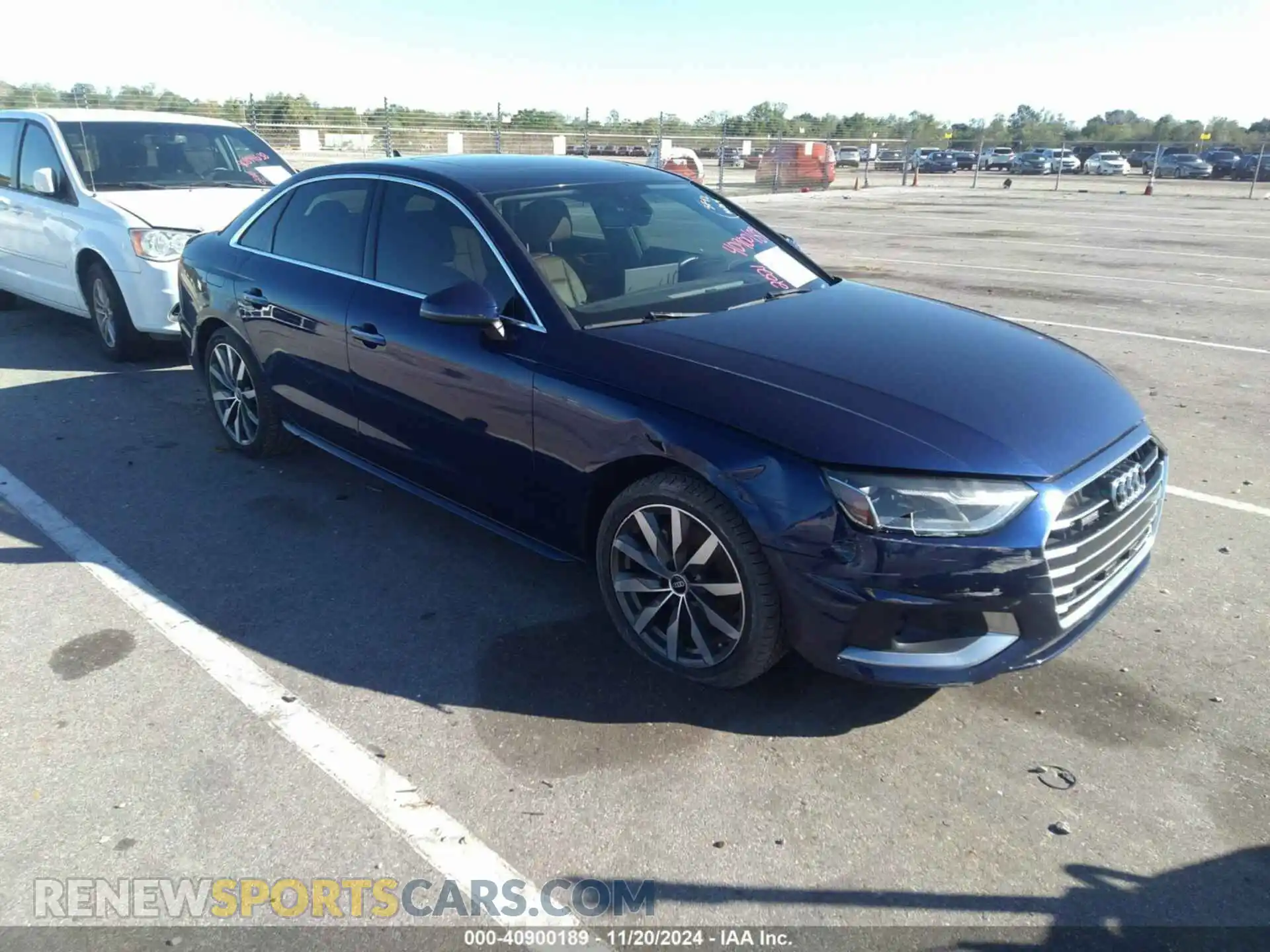 1 Photograph of a damaged car WAUABAF43MA061239 AUDI A4 2021