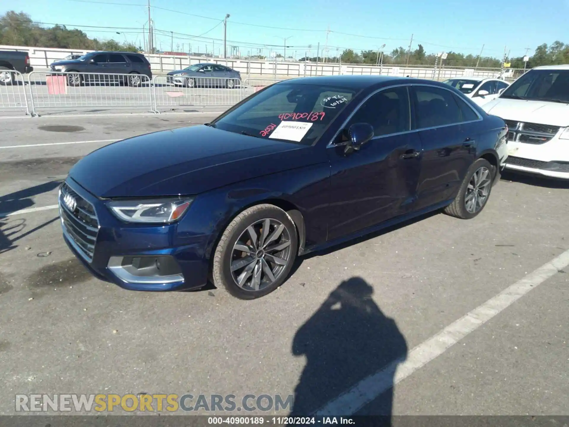2 Photograph of a damaged car WAUABAF43MA061239 AUDI A4 2021