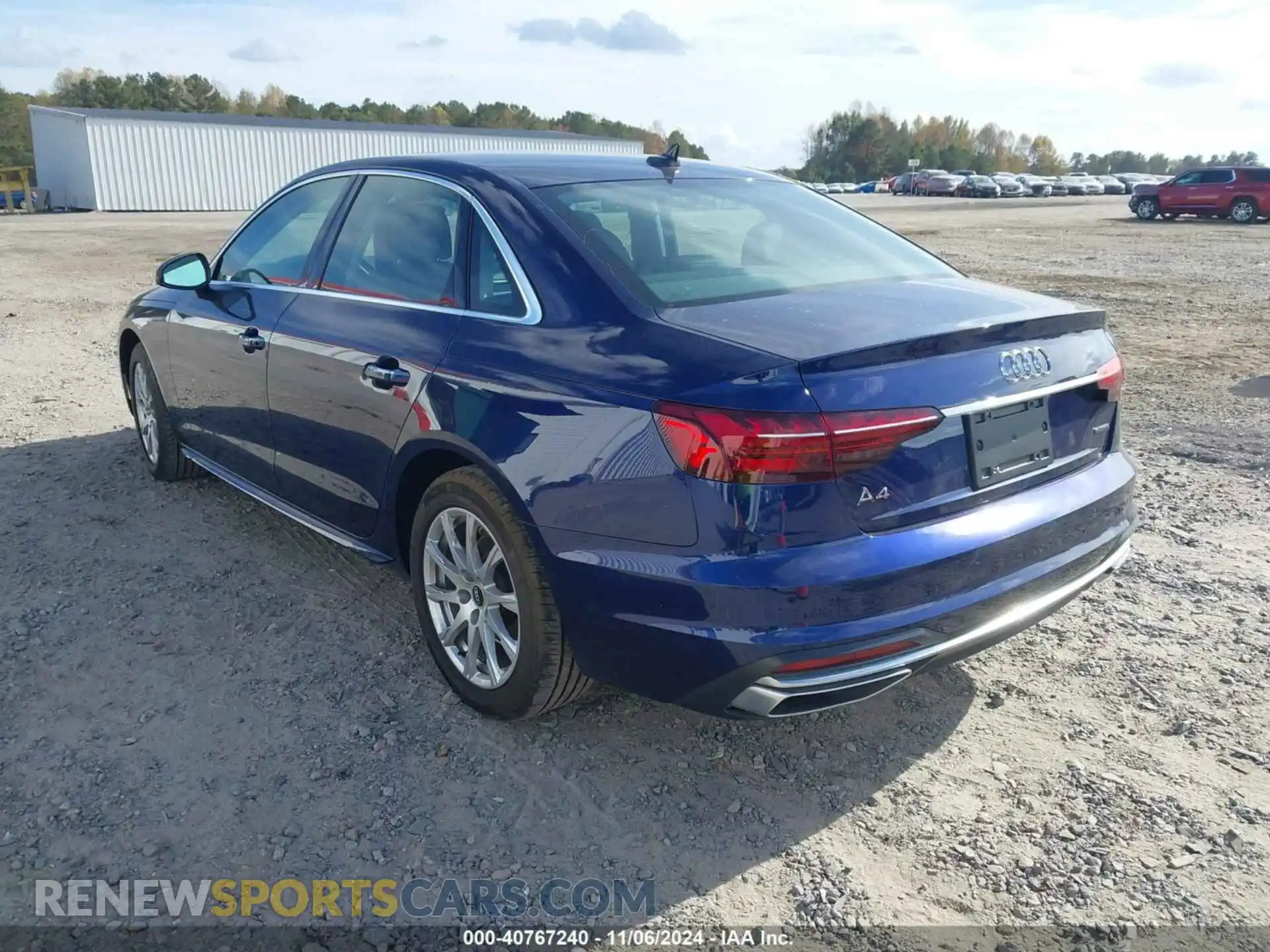 3 Photograph of a damaged car WAUABAF43MA072595 AUDI A4 2021