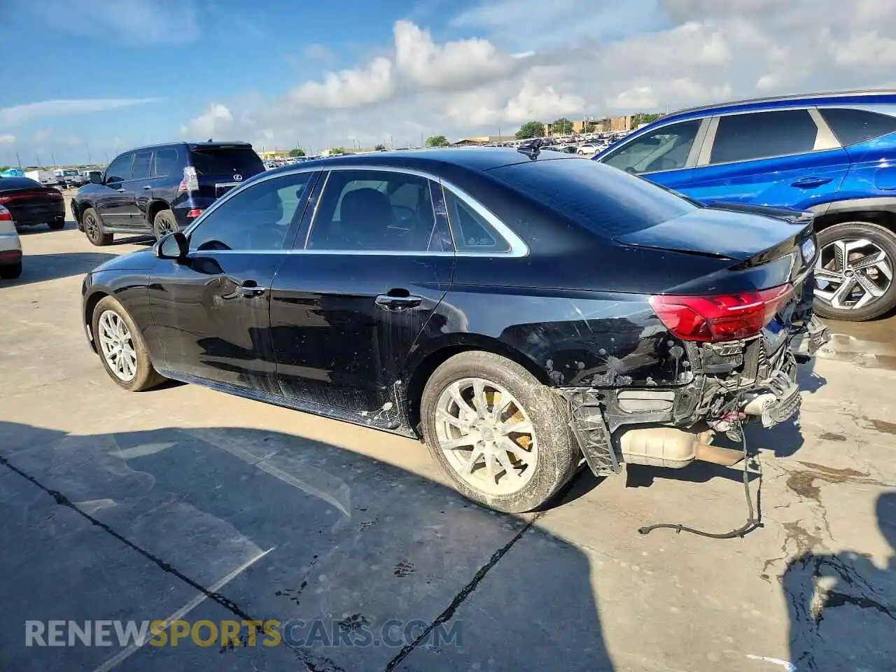 2 Photograph of a damaged car WAUABAF43MA087291 AUDI A4 2021