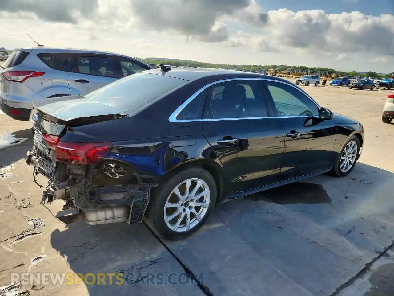 3 Photograph of a damaged car WAUABAF43MA087291 AUDI A4 2021