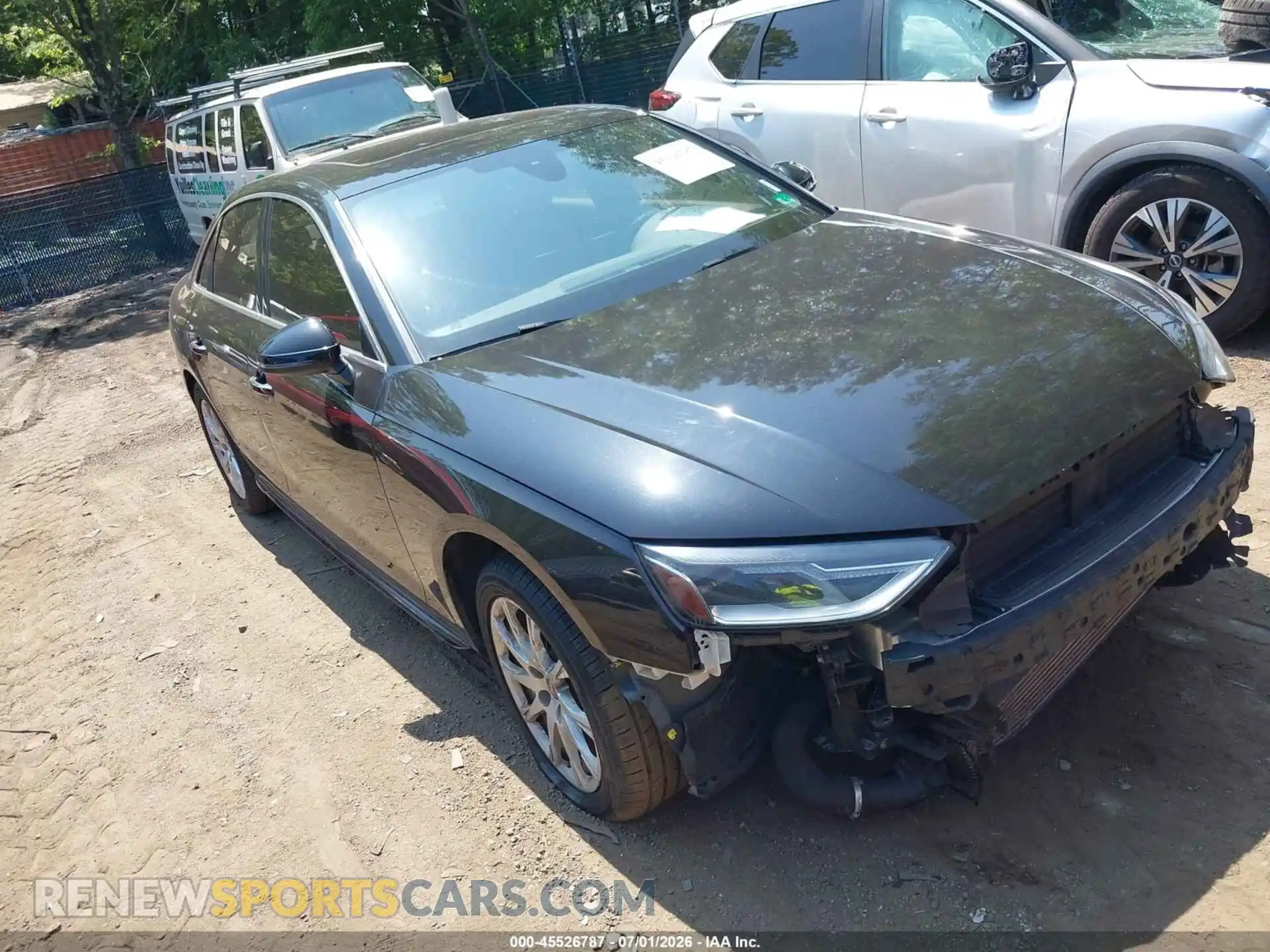 1 Фотография поврежденного автомобиля WAUABAF43MN016004 AUDI A4 2021