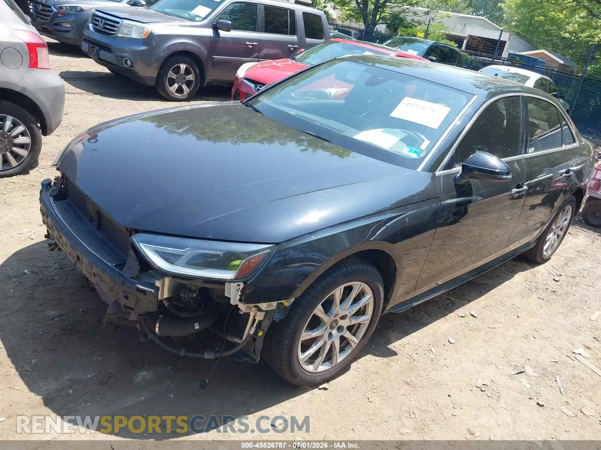 2 Фотография поврежденного автомобиля WAUABAF43MN016004 AUDI A4 2021