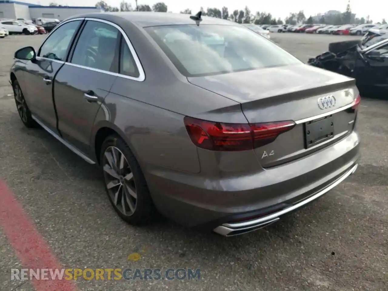3 Photograph of a damaged car WAUABAF44MA032574 AUDI A4 2021