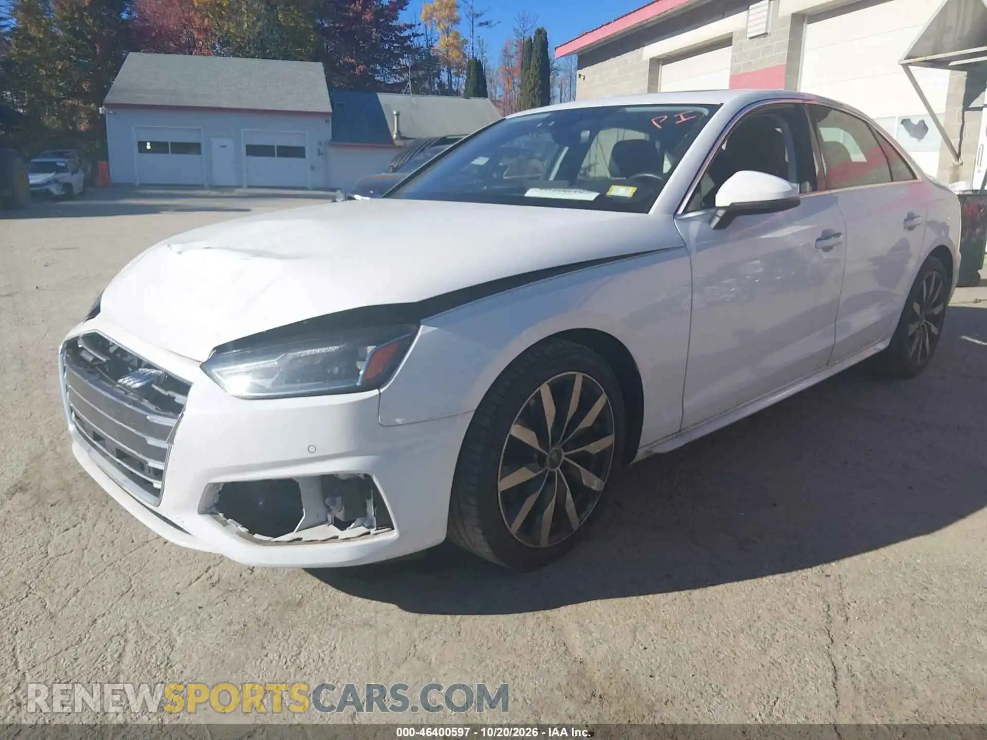 2 Photograph of a damaged car WAUABAF44MA087378 AUDI A4 2021
