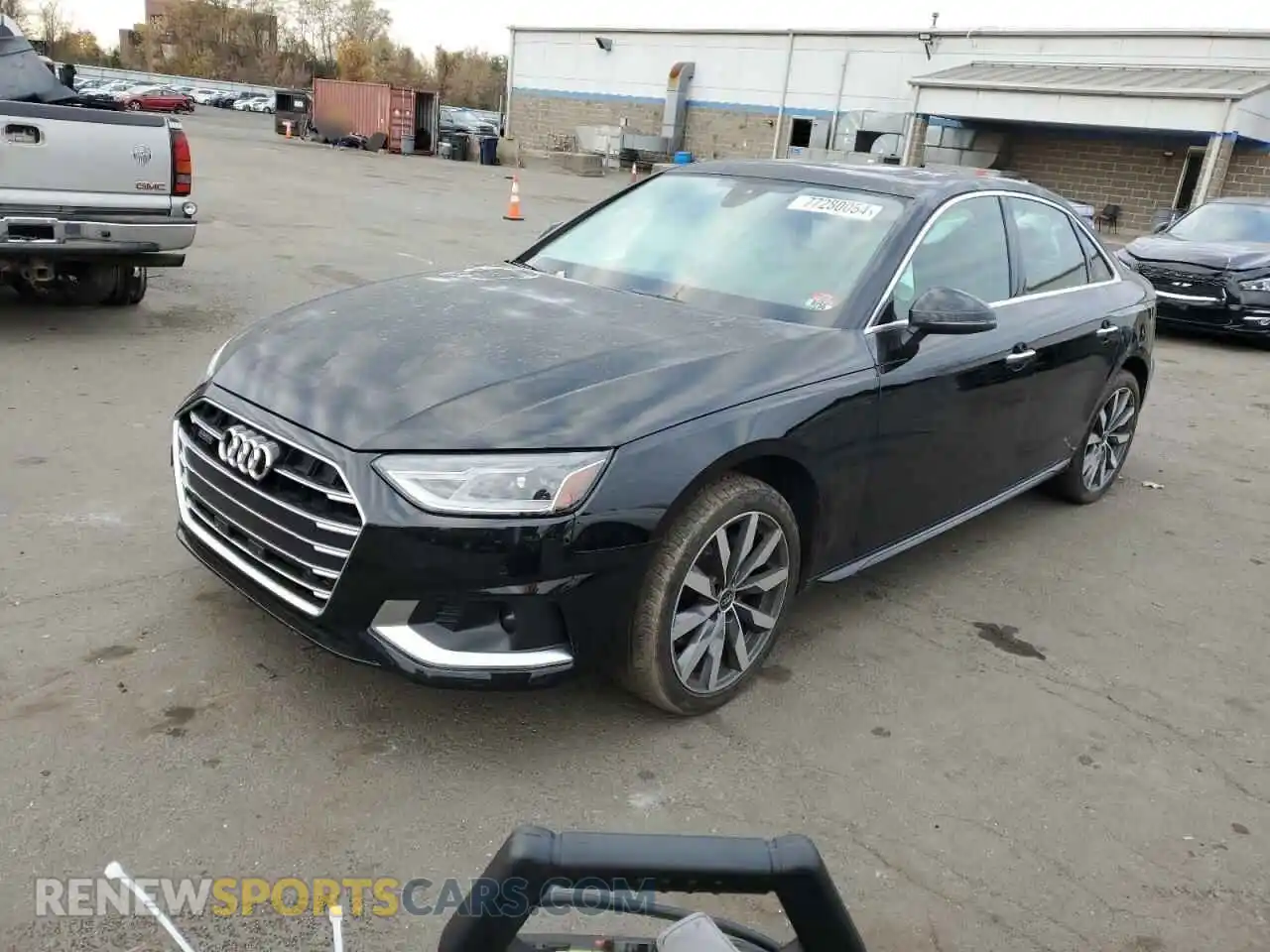 1 Photograph of a damaged car WAUABAF44MN013466 AUDI A4 2021