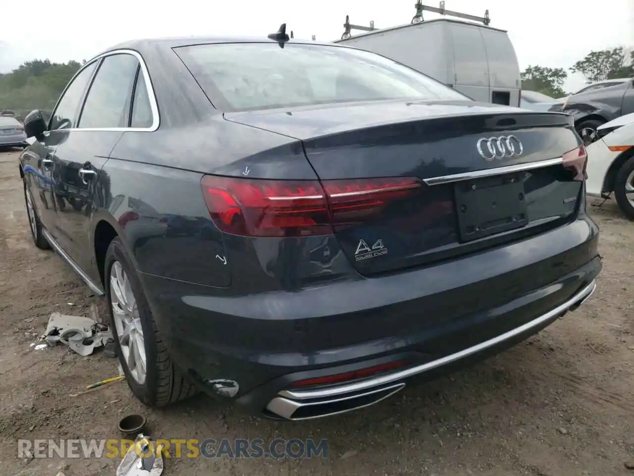3 Photograph of a damaged car WAUABAF45MA026380 AUDI A4 2021