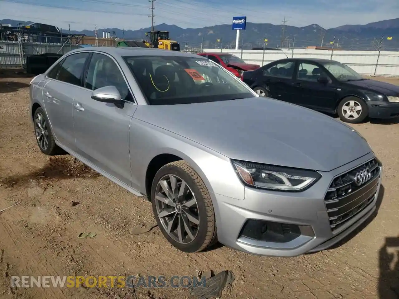 1 Photograph of a damaged car WAUABAF45MA029781 AUDI A4 2021