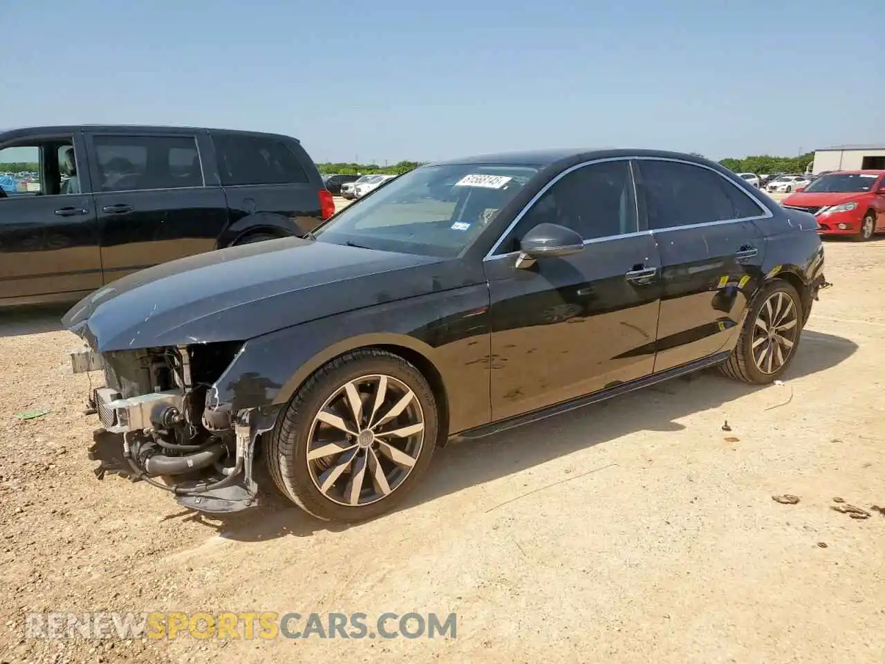 1 Photograph of a damaged car WAUABAF45MA030672 AUDI A4 2021