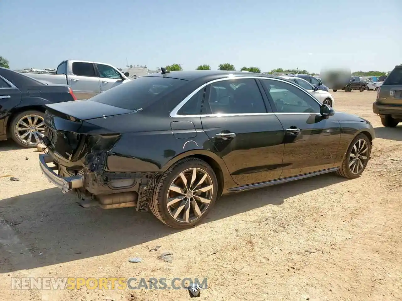 3 Photograph of a damaged car WAUABAF45MA030672 AUDI A4 2021