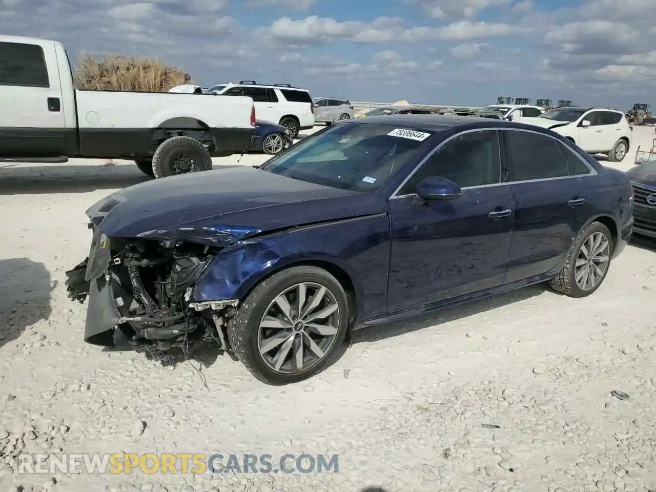 1 Photograph of a damaged car WAUABAF45MA059850 AUDI A4 2021
