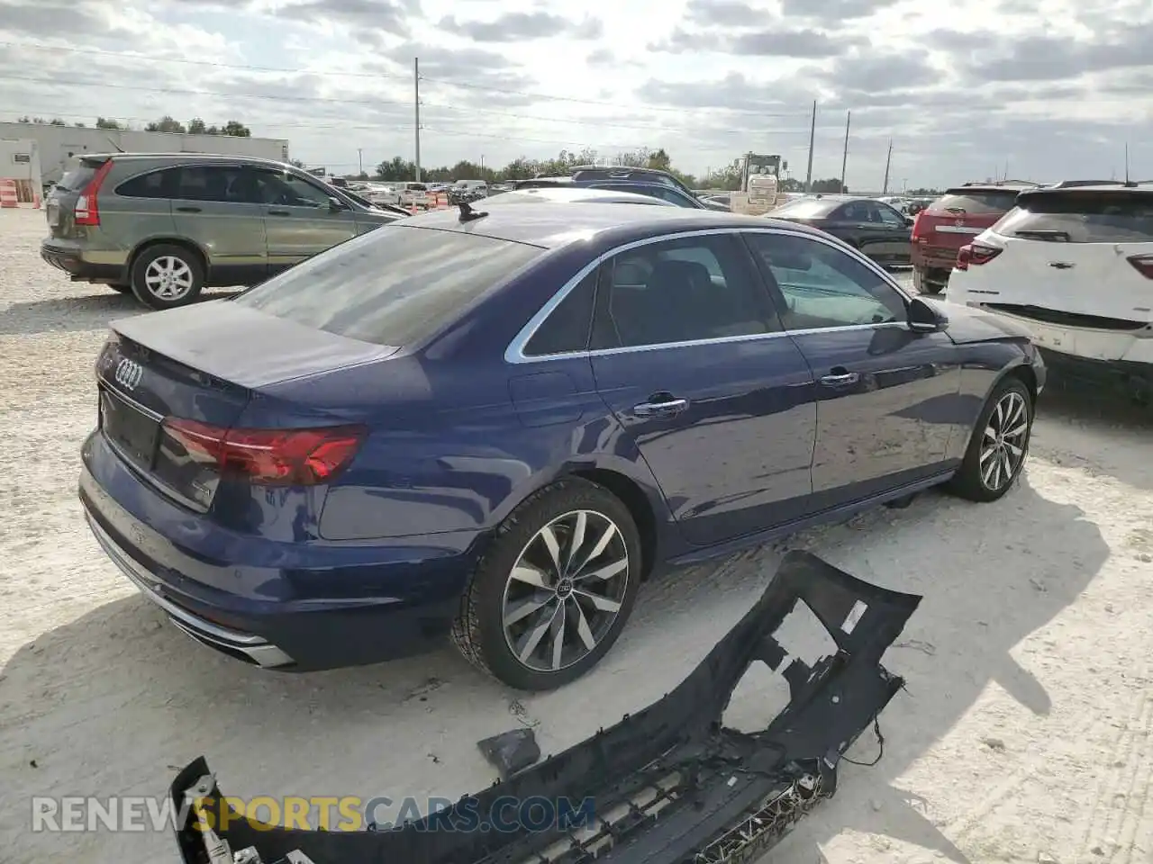 3 Photograph of a damaged car WAUABAF45MA059850 AUDI A4 2021