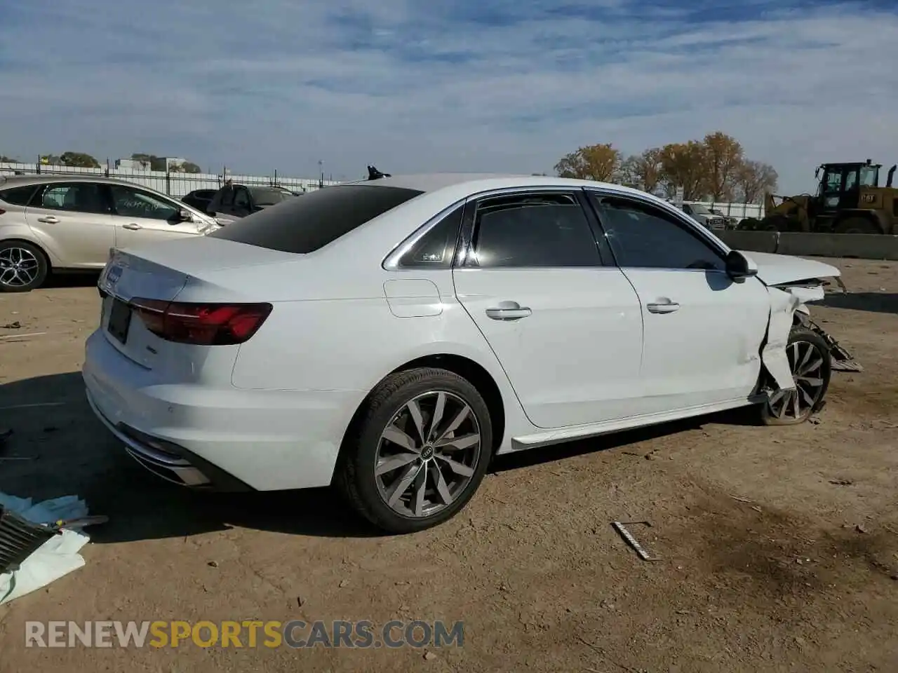 3 Photograph of a damaged car WAUABAF45MA066409 AUDI A4 2021