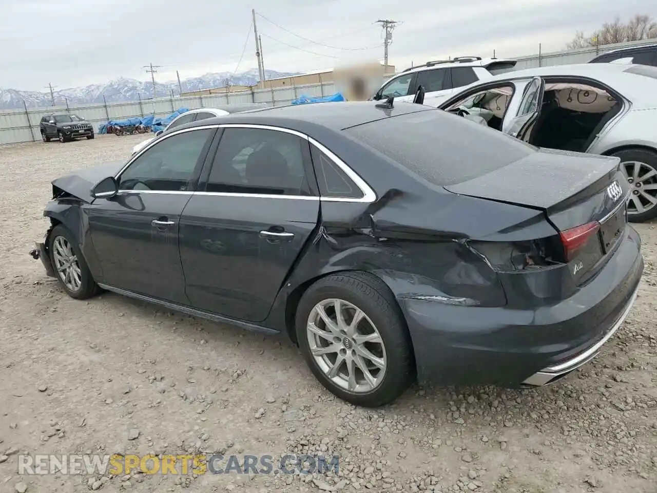 2 Photograph of a damaged car WAUABAF45MN001178 AUDI A4 2021