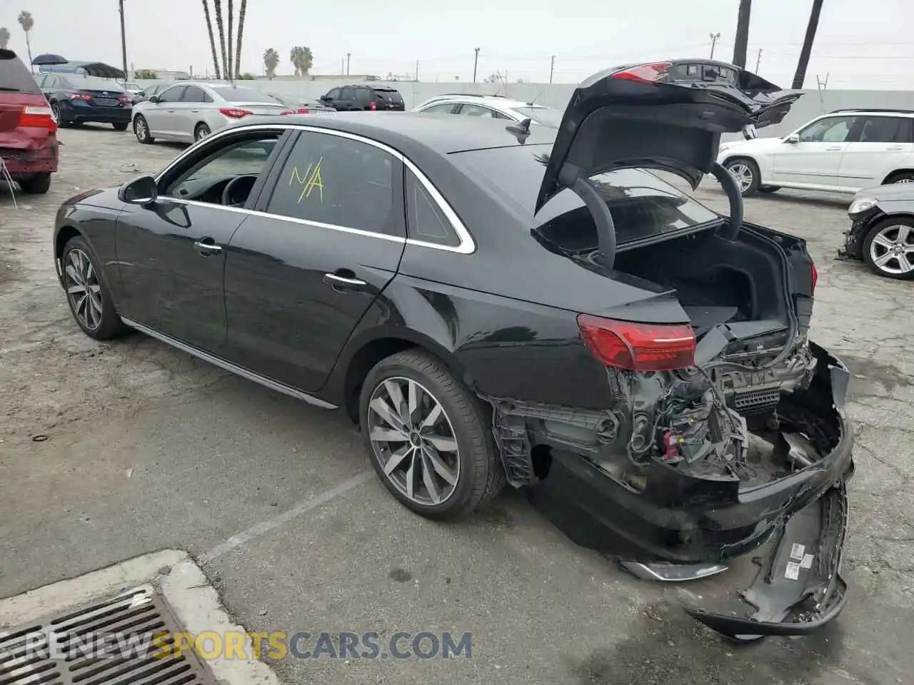 3 Photograph of a damaged car WAUABAF45MN010947 AUDI A4 2021