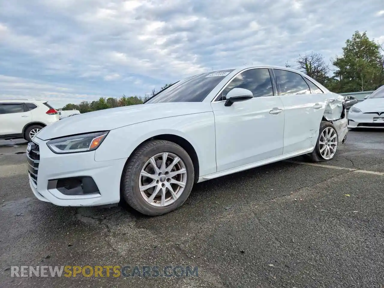 1 fotografías del automóvil dañado WAUABAF46MA027666 AUDI A4 2021