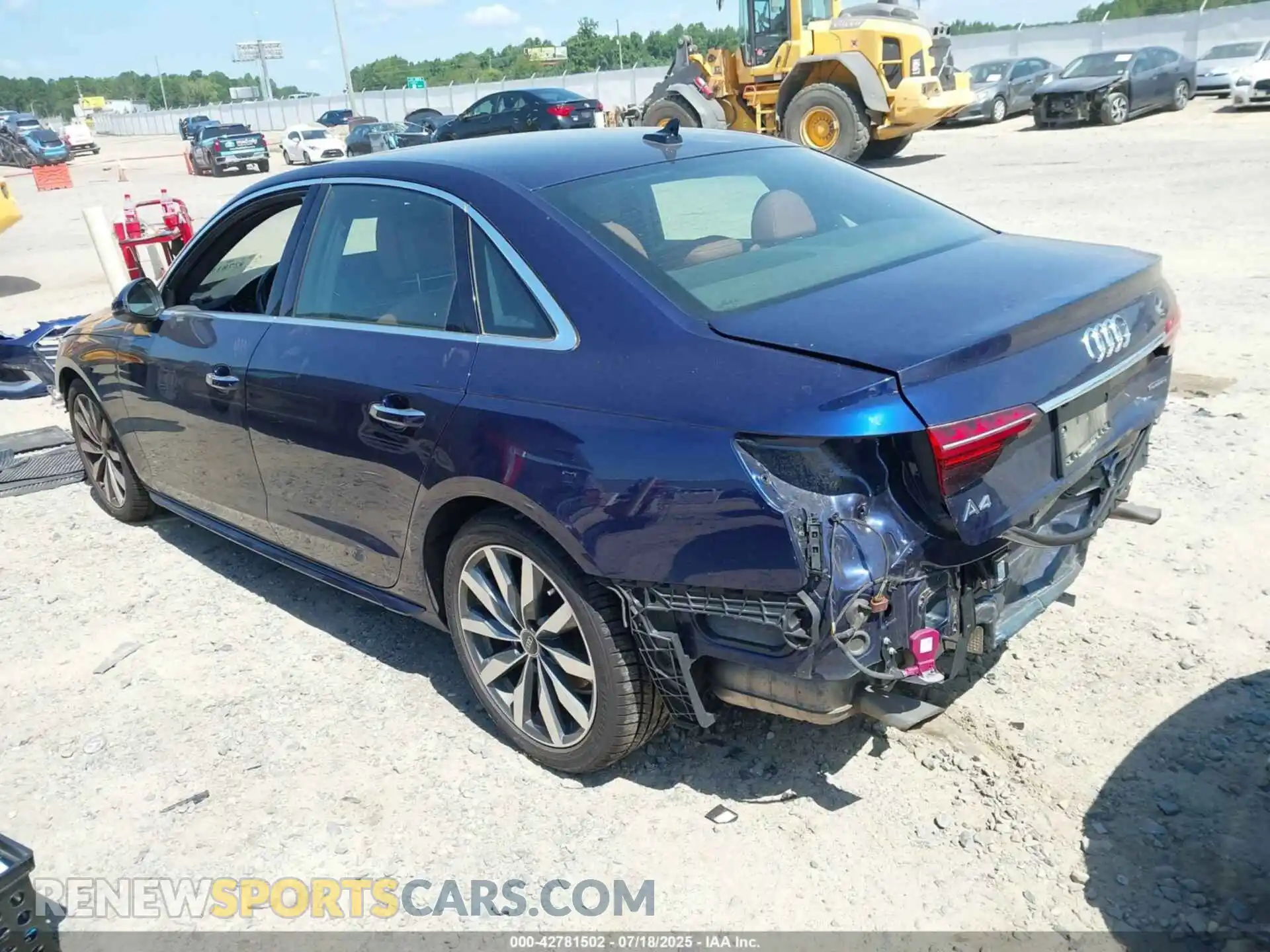 3 Photograph of a damaged car WAUABAF46MA087110 AUDI A4 2021