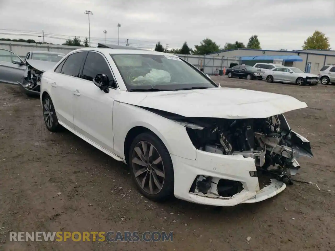 1 Photograph of a damaged car WAUABAF46MN010553 AUDI A4 2021