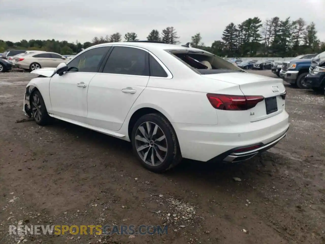 3 Photograph of a damaged car WAUABAF46MN010553 AUDI A4 2021