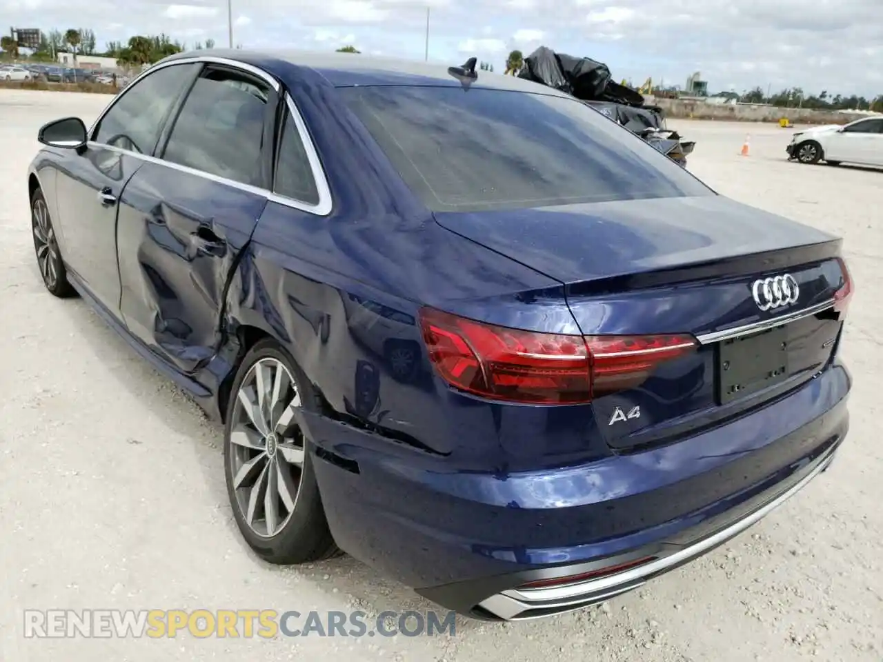 3 Photograph of a damaged car WAUABAF46MN011413 AUDI A4 2021