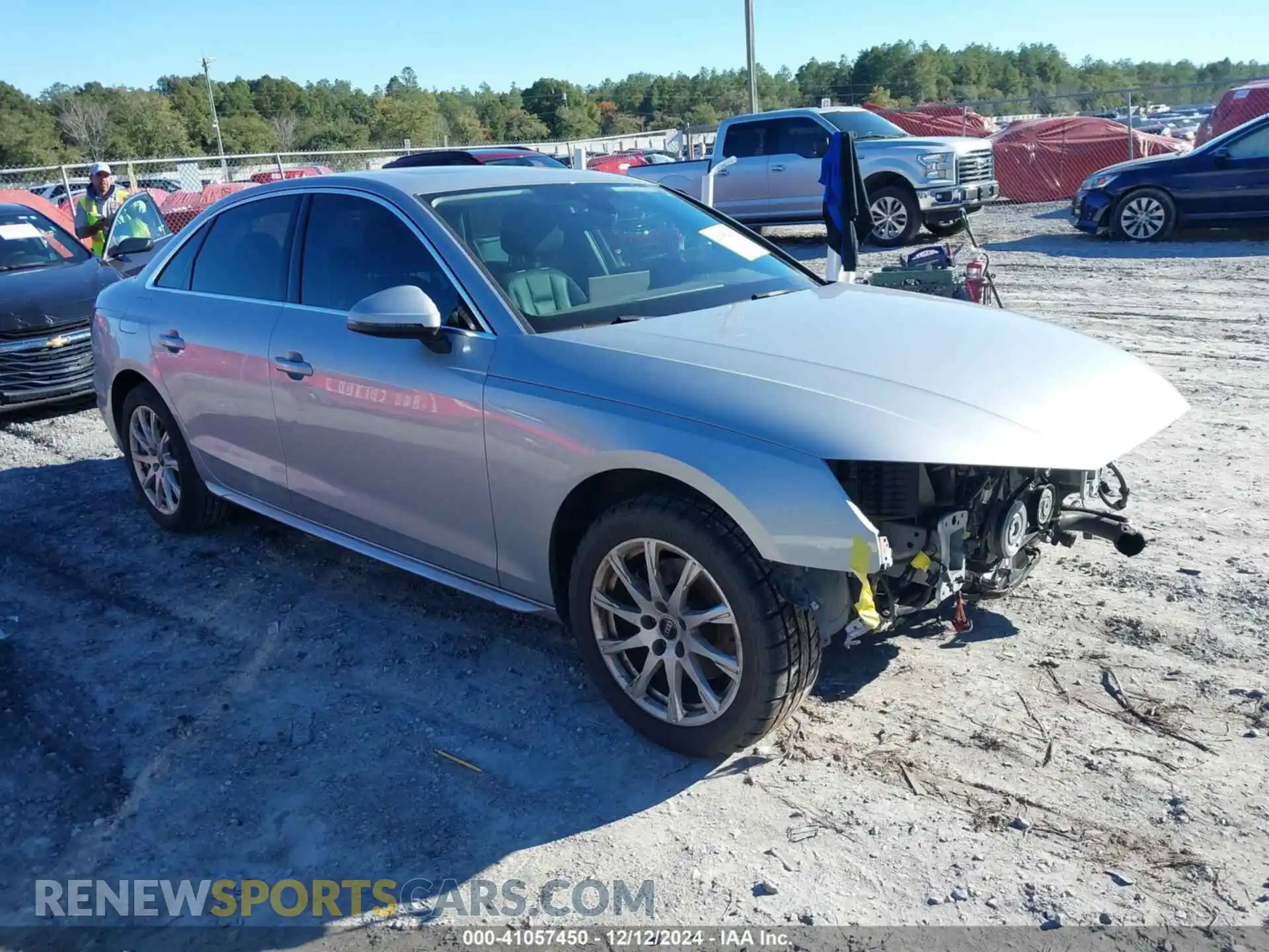 1 Photograph of a damaged car WAUABAF47MA033444 AUDI A4 2021