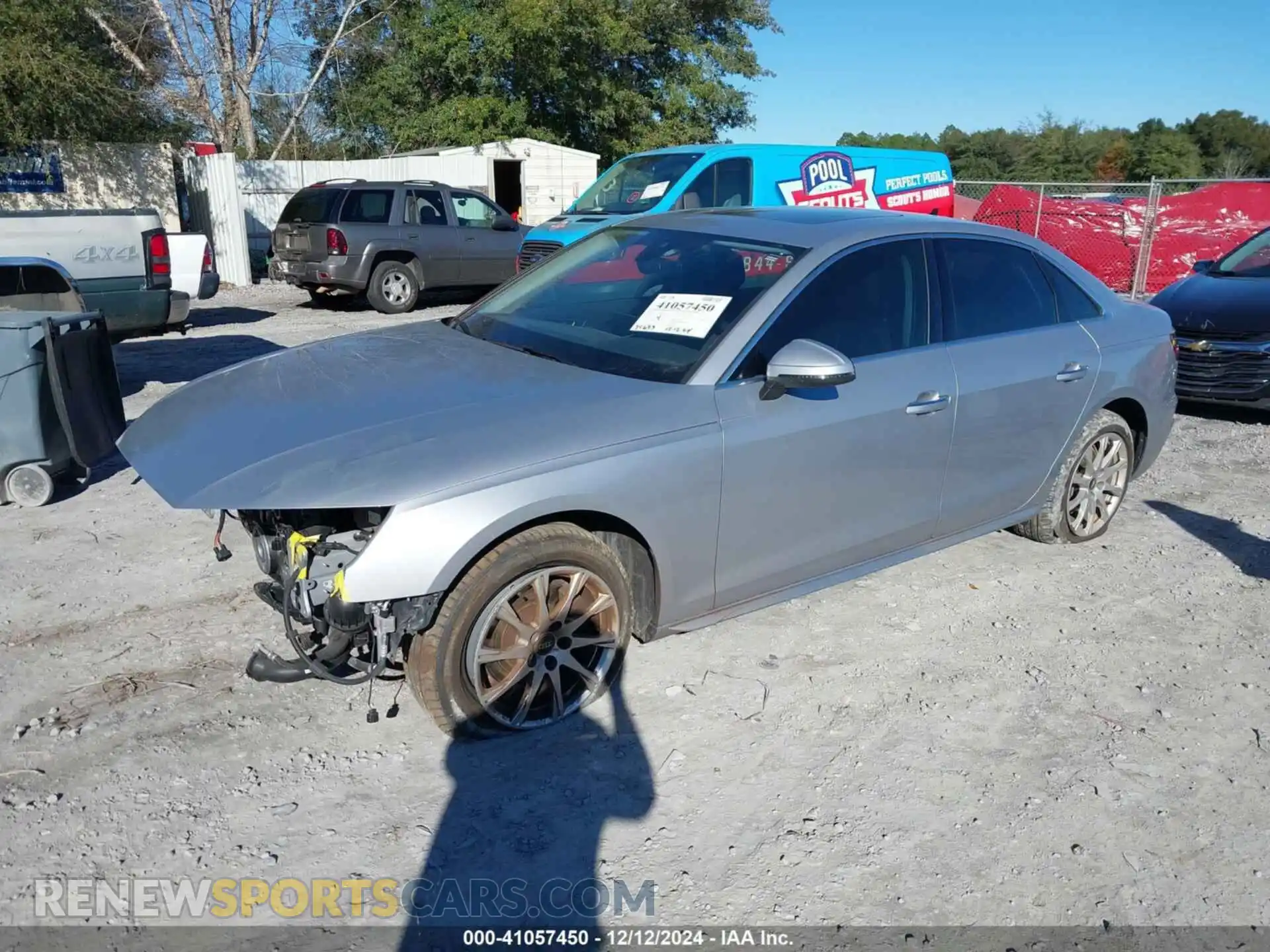 2 Photograph of a damaged car WAUABAF47MA033444 AUDI A4 2021