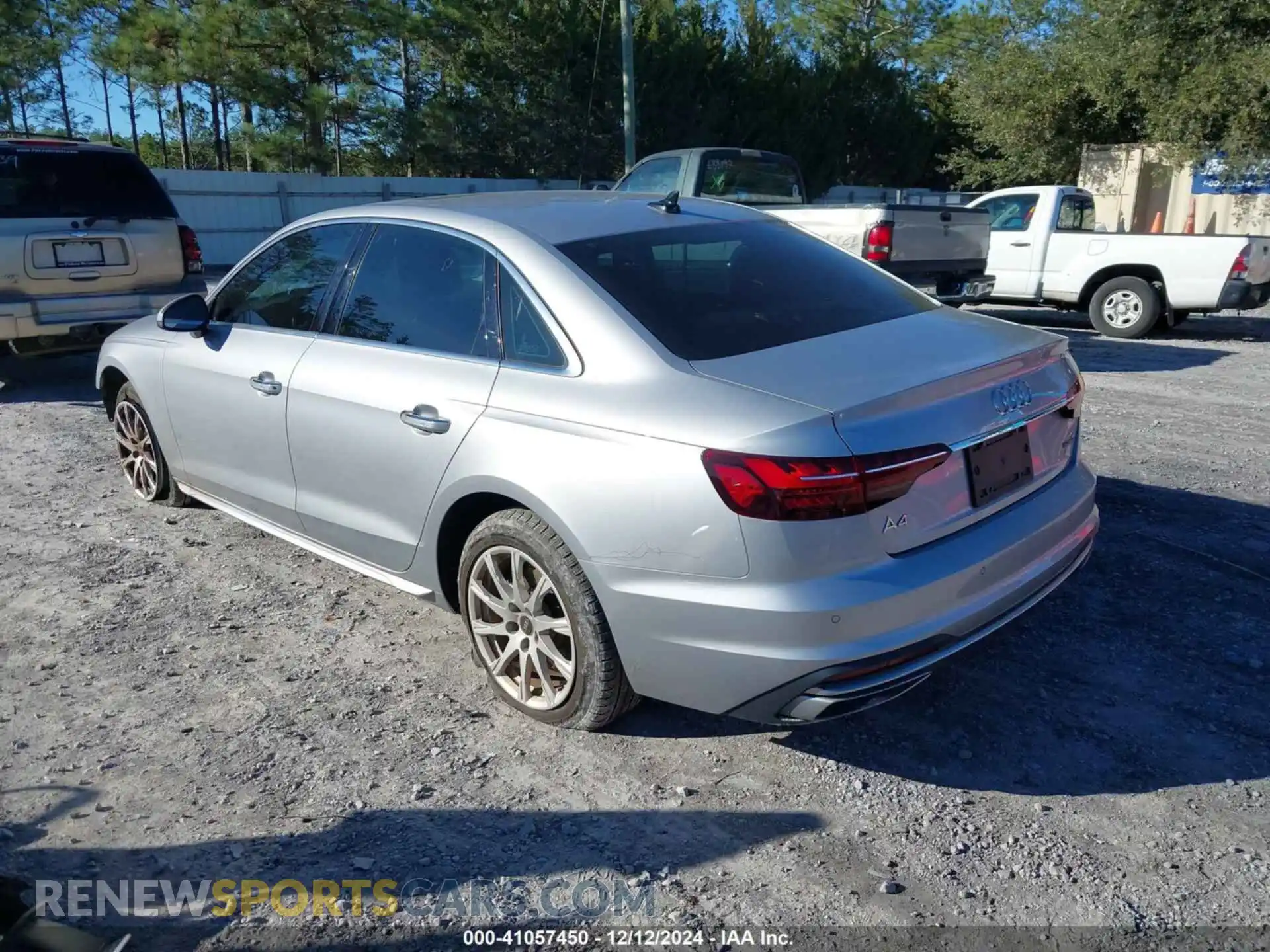 3 Photograph of a damaged car WAUABAF47MA033444 AUDI A4 2021