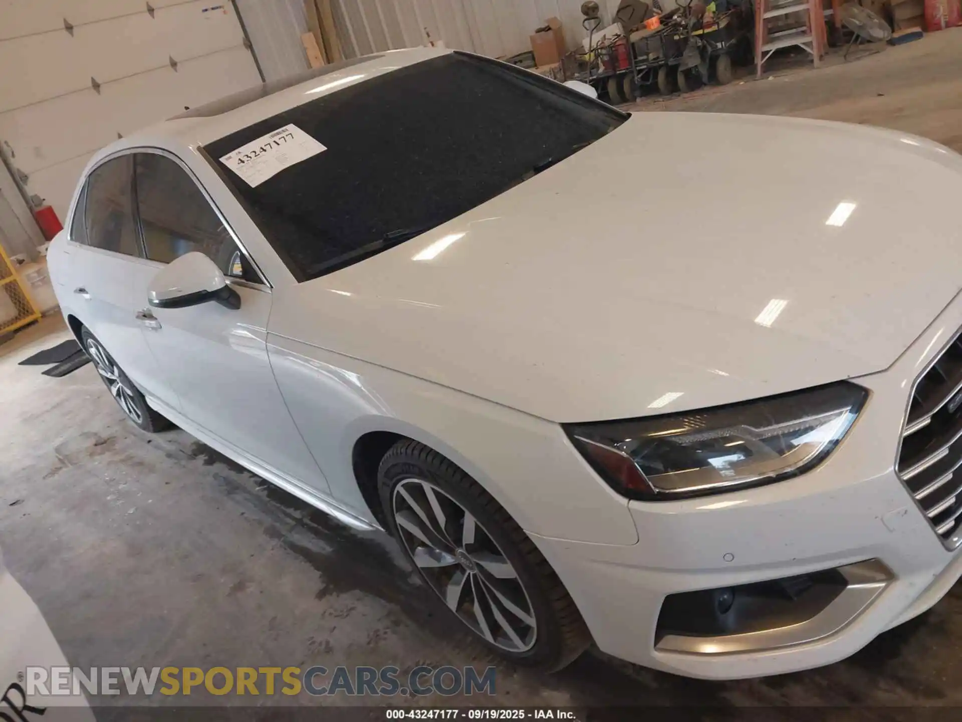 1 Photograph of a damaged car WAUABAF47MA035694 AUDI A4 2021