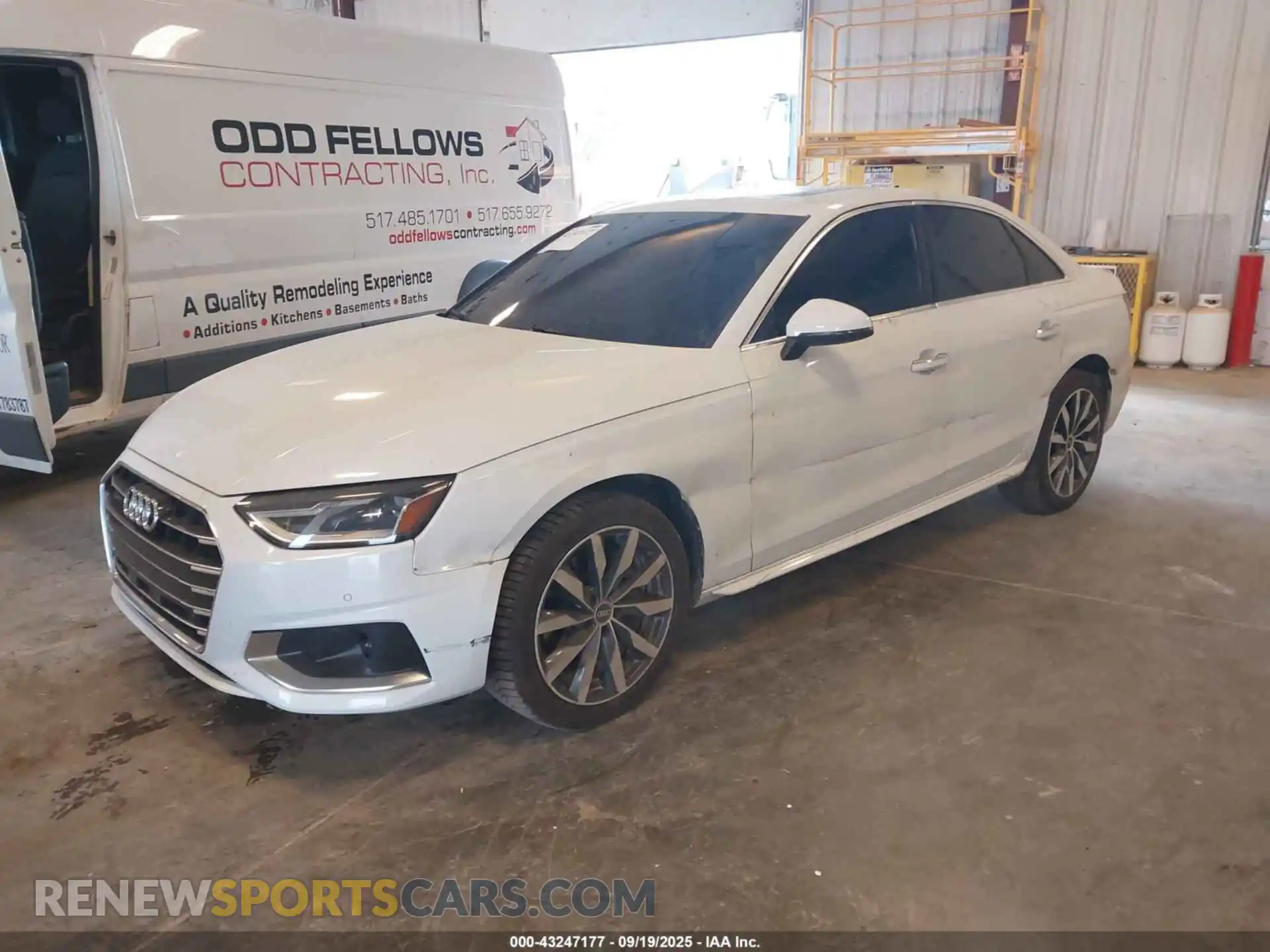 2 Photograph of a damaged car WAUABAF47MA035694 AUDI A4 2021