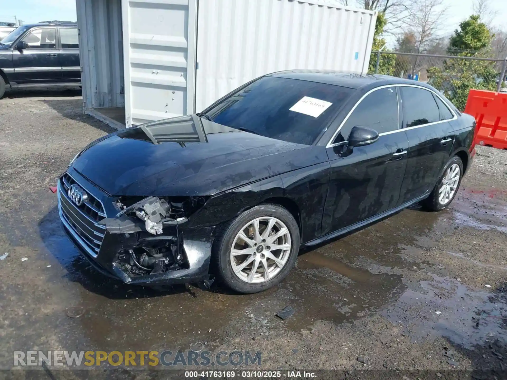 2 Photograph of a damaged car WAUABAF47MA039793 AUDI A4 2021