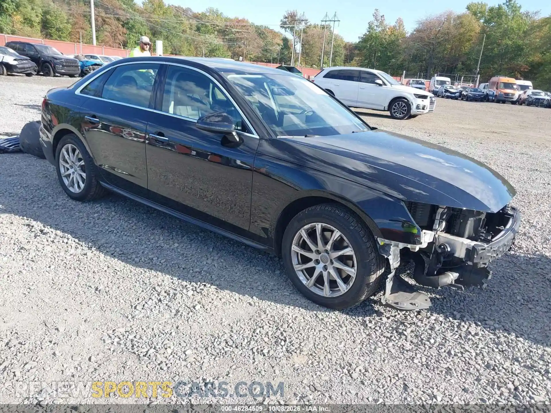 1 Фотография поврежденного автомобиля WAUABAF48MA026566 AUDI A4 2021