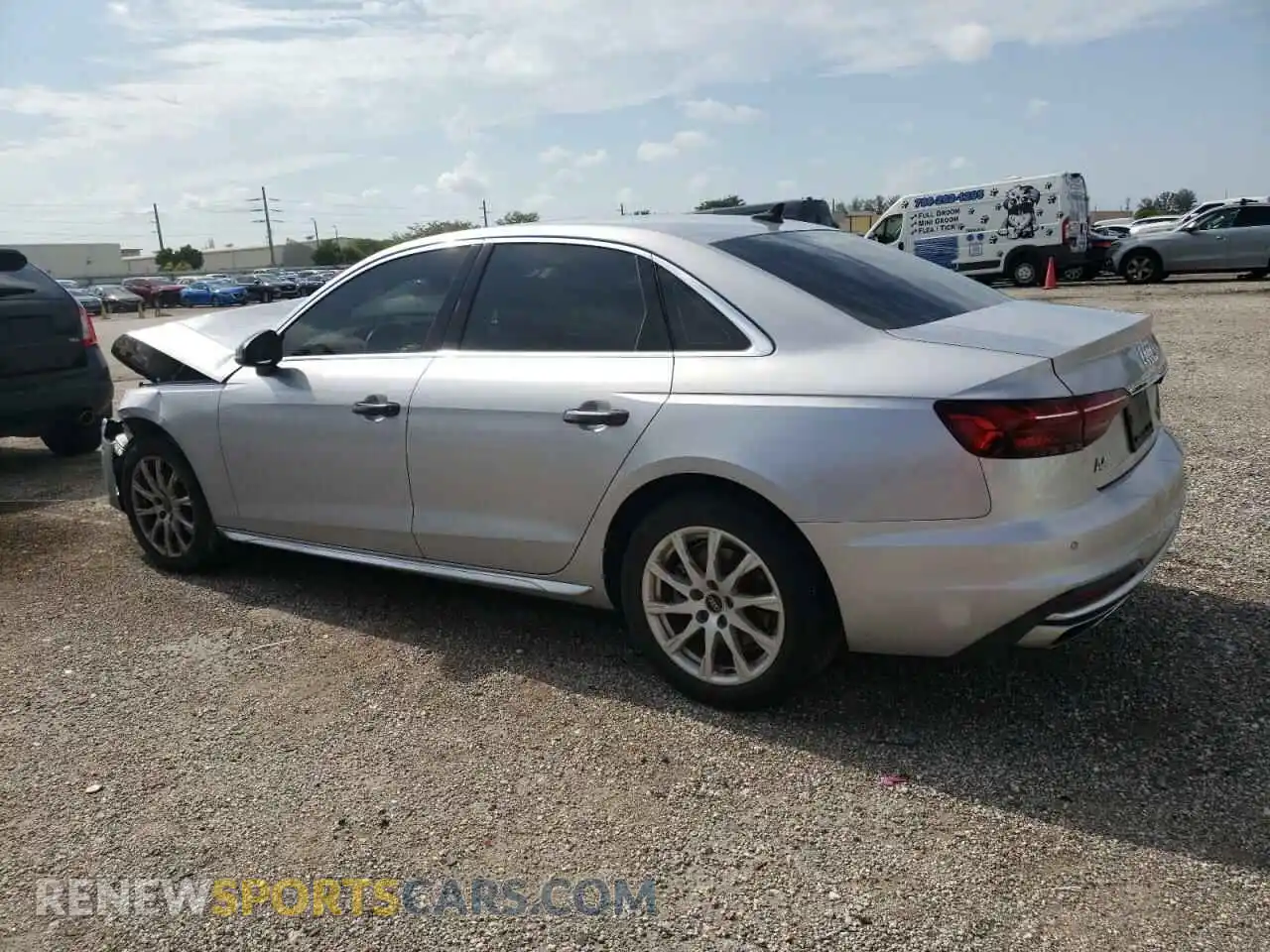 2 Photograph of a damaged car WAUABAF48MA037891 AUDI A4 2021
