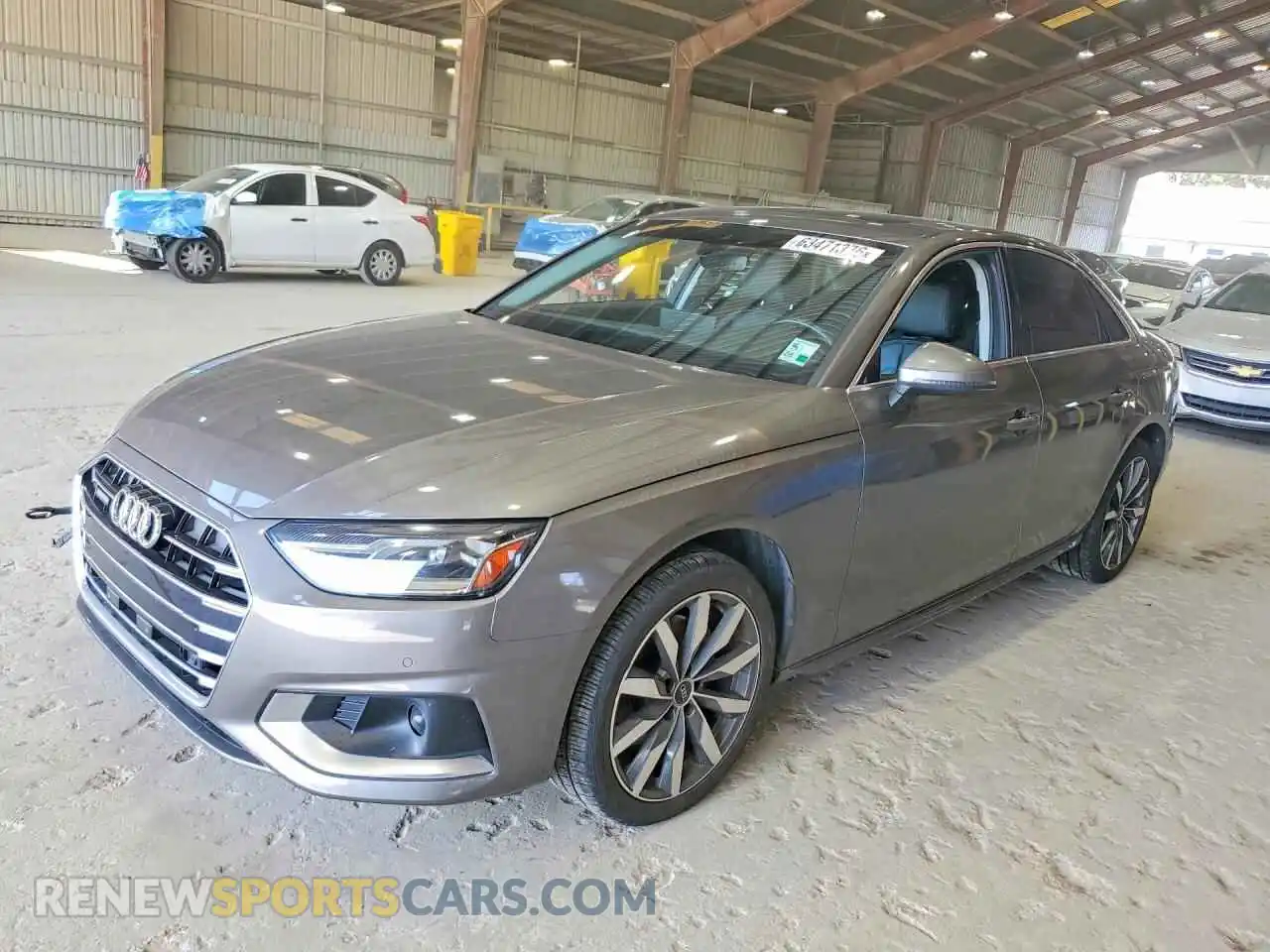 1 fotografías del automóvil dañado WAUABAF48MA051449 AUDI A4 2021