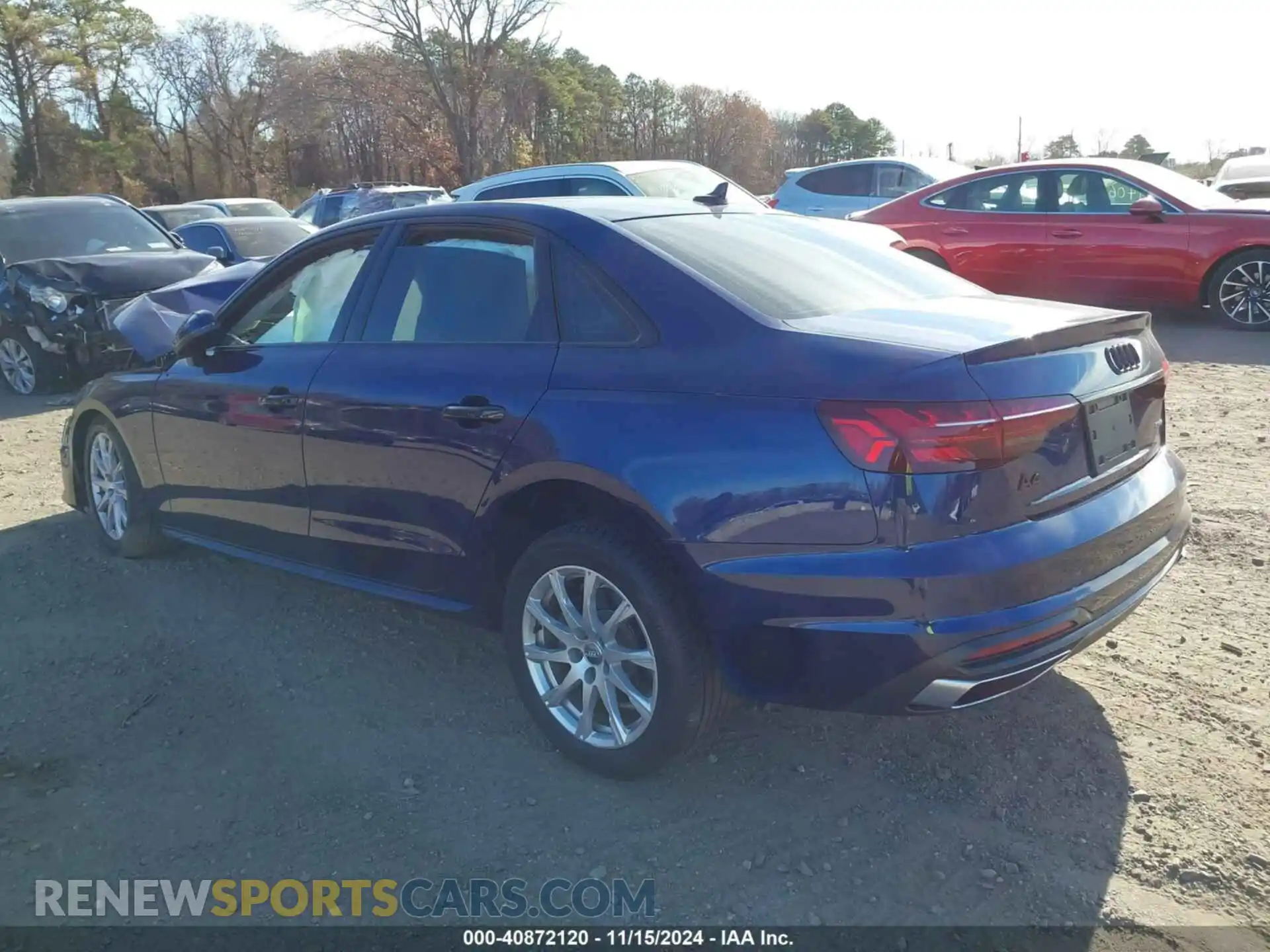 3 Photograph of a damaged car WAUABAF48MN006214 AUDI A4 2021