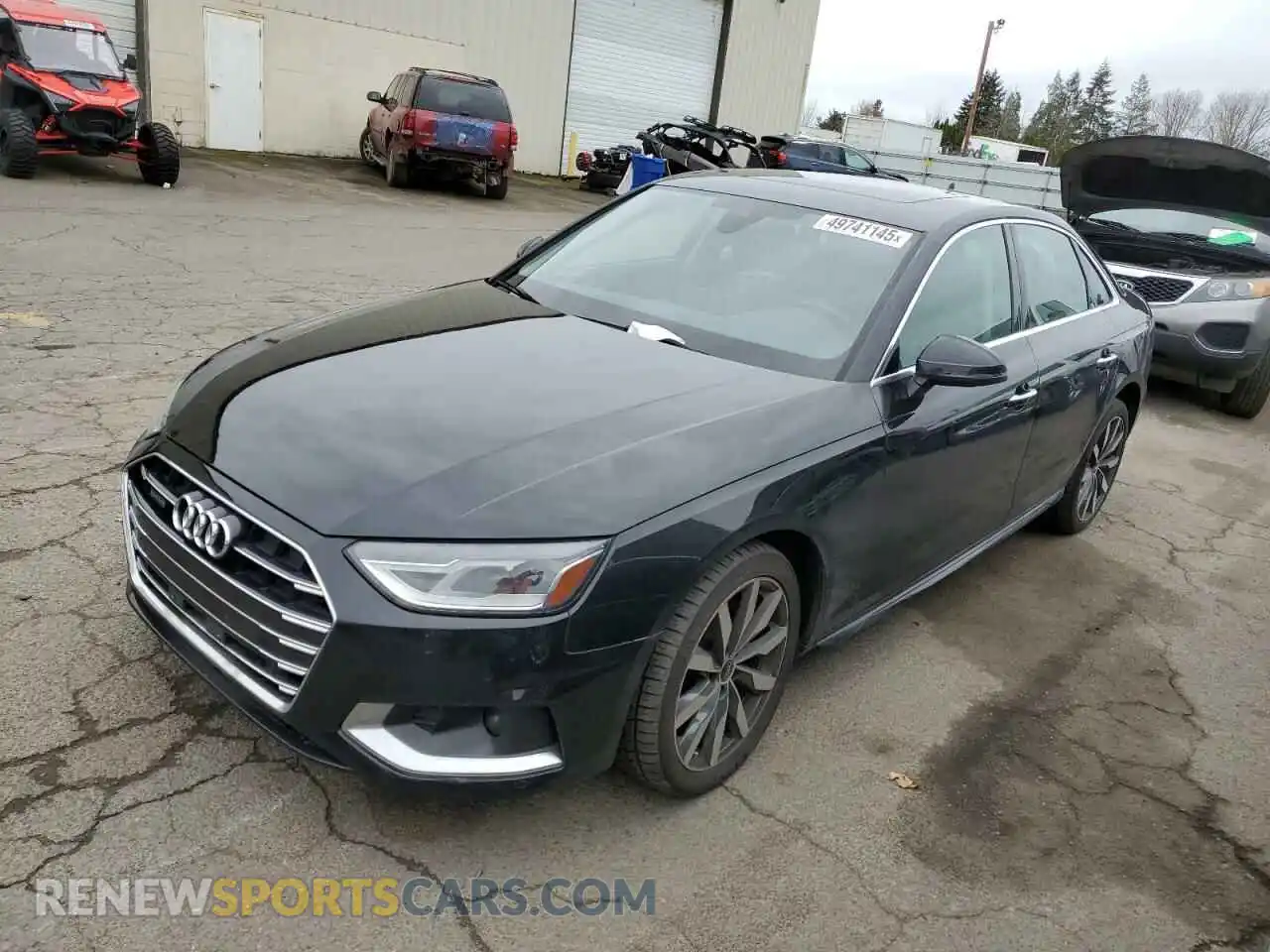 1 Фотография поврежденного автомобиля WAUABAF48MN013034 AUDI A4 2021