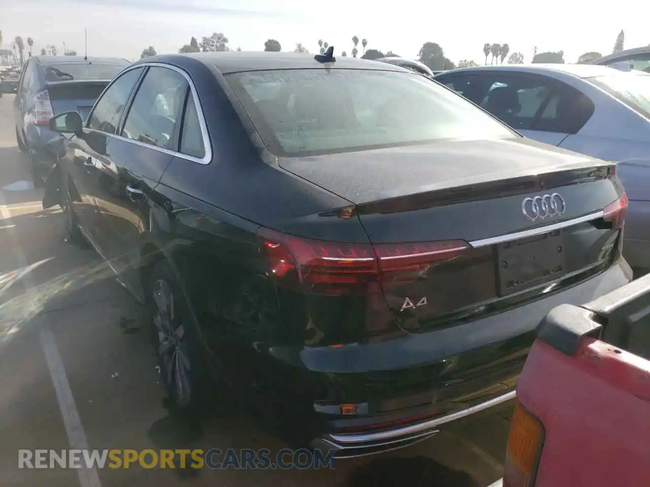 3 Photograph of a damaged car WAUABAF4XMA066647 AUDI A4 2021