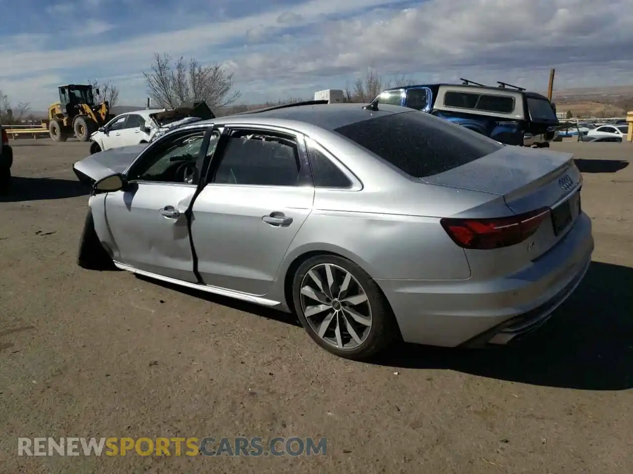 2 Photograph of a damaged car WAUBBAF40MA078083 AUDI A4 2021