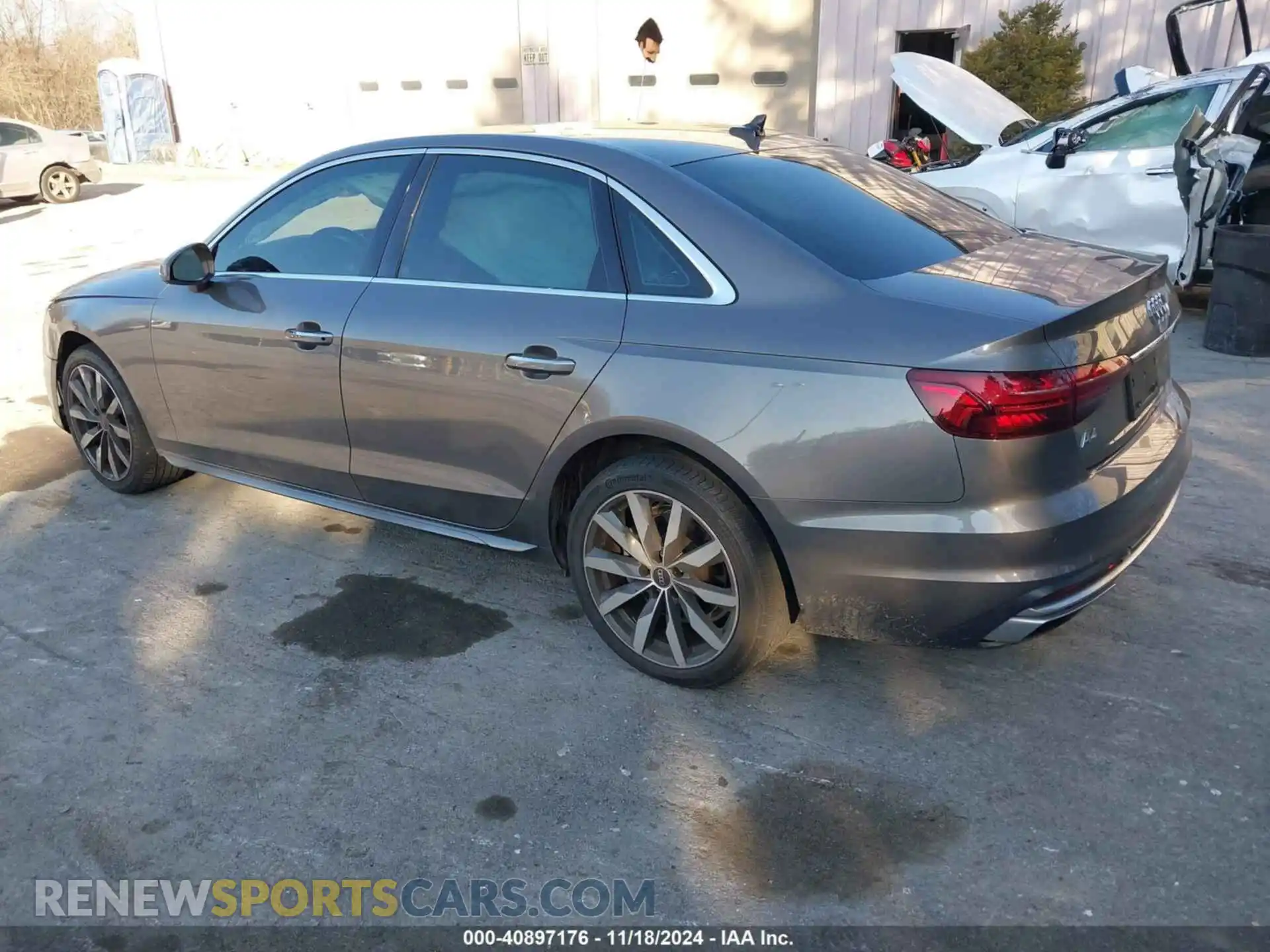 3 Photograph of a damaged car WAUBBAF42MN012045 AUDI A4 2021