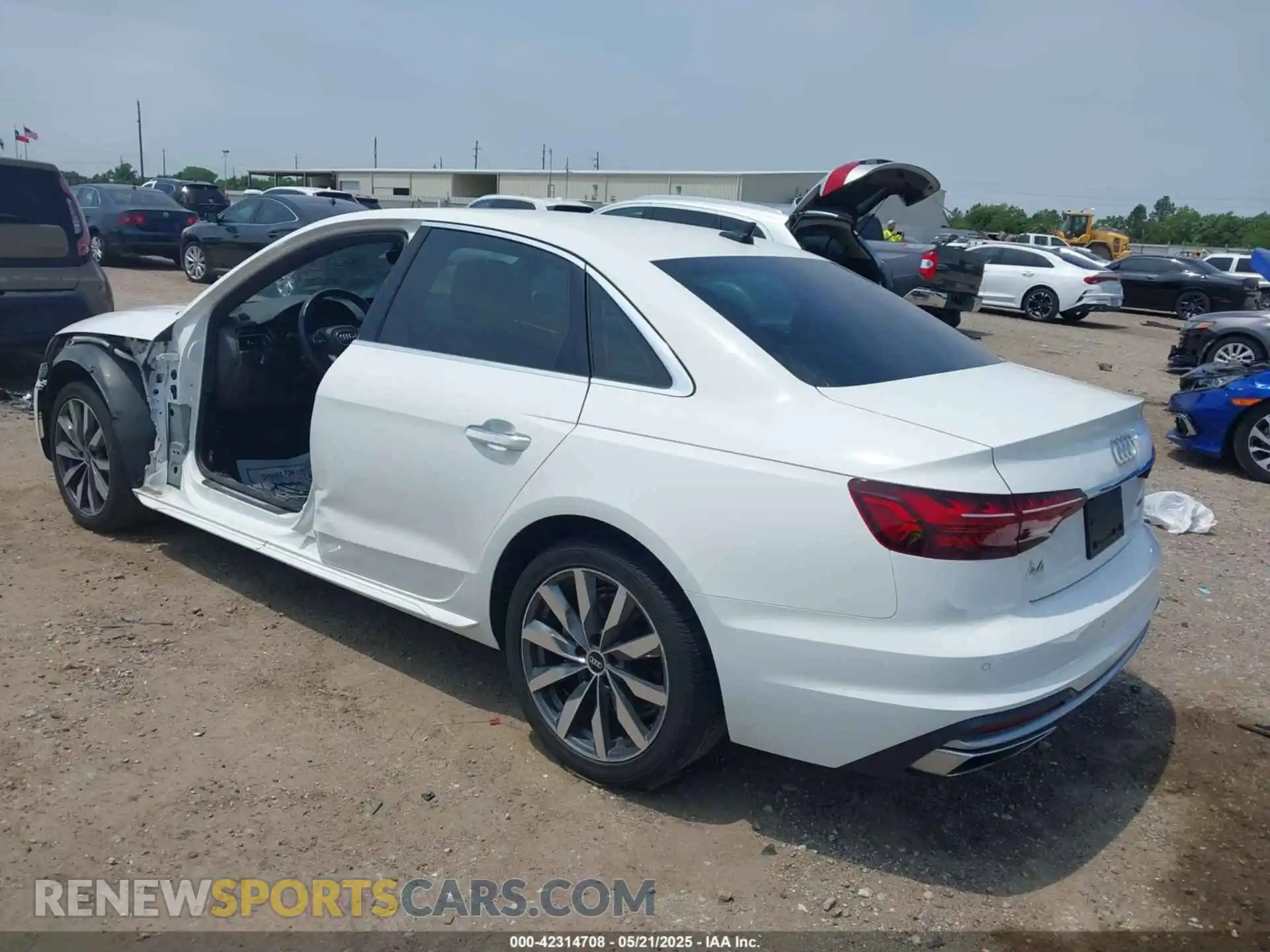 3 Photograph of a damaged car WAUBBAF46MA085653 AUDI A4 2021