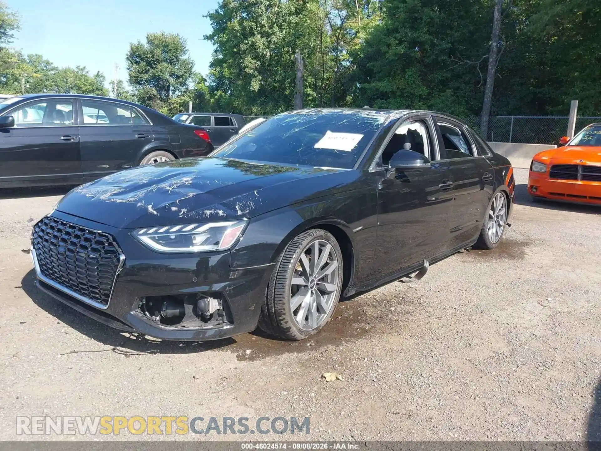 2 Photograph of a damaged car WAUBBAF46MN006832 AUDI A4 2021