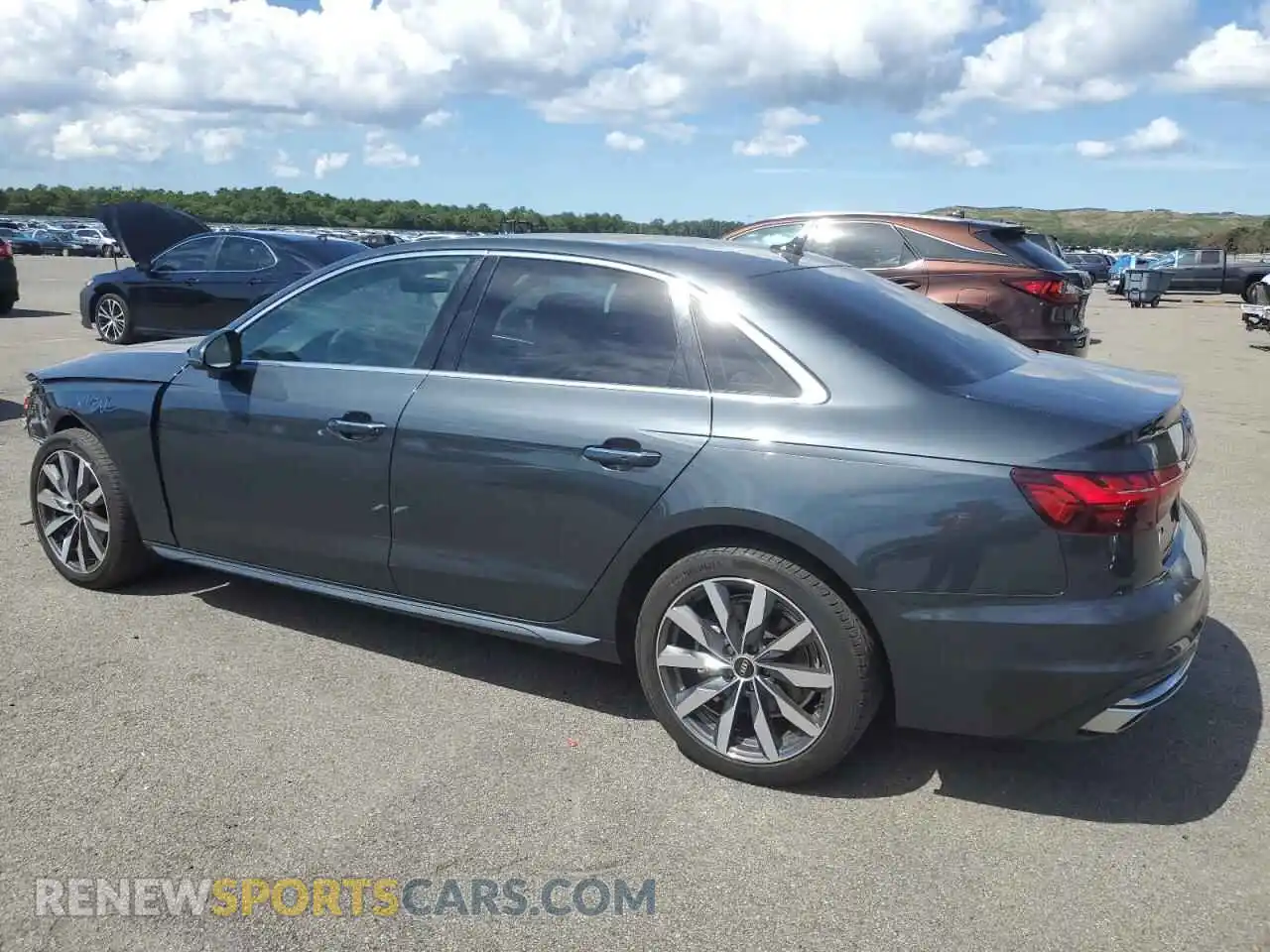 2 Photograph of a damaged car WAUBBAF46MN007995 AUDI A4 2021
